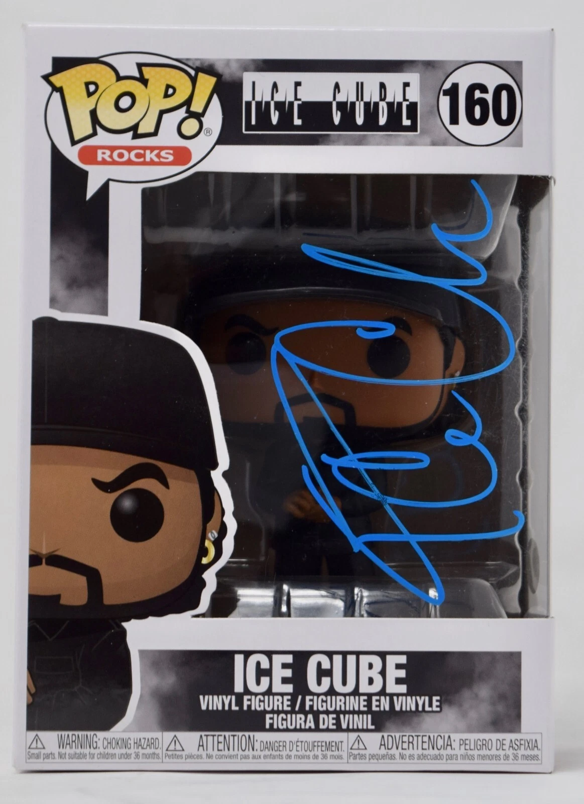 Ice Cube Signed Funko Pop! Rocks Ice Cube #160 Figure N.W.A Autograph JSA COA