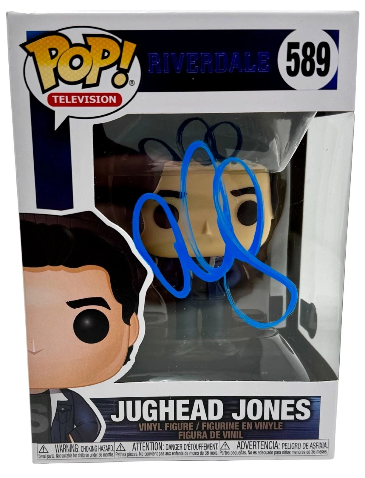 Cole Sprouse Signed Funko Pop Riverdale Jughead Jones 589 Autograph Beckett COA