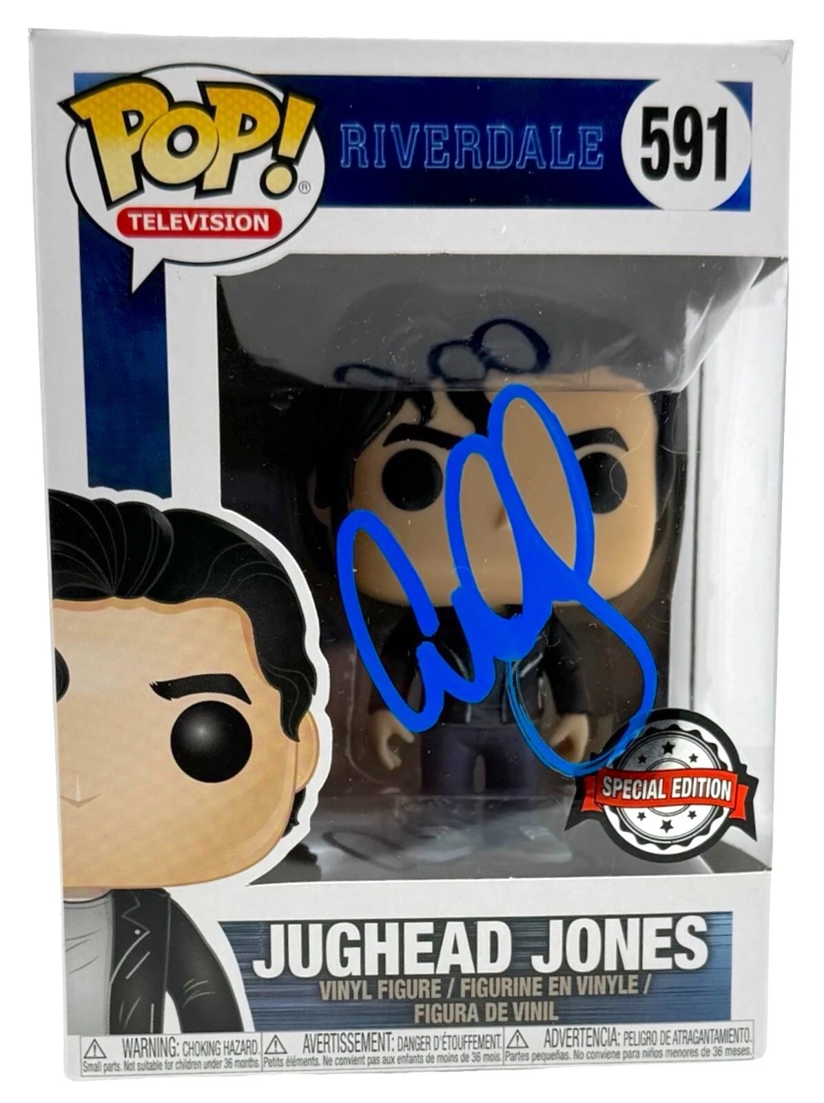 Cole Sprouse Signed Funko Pop Riverdale Jughead Jones #591 Autograph Beckett COA
