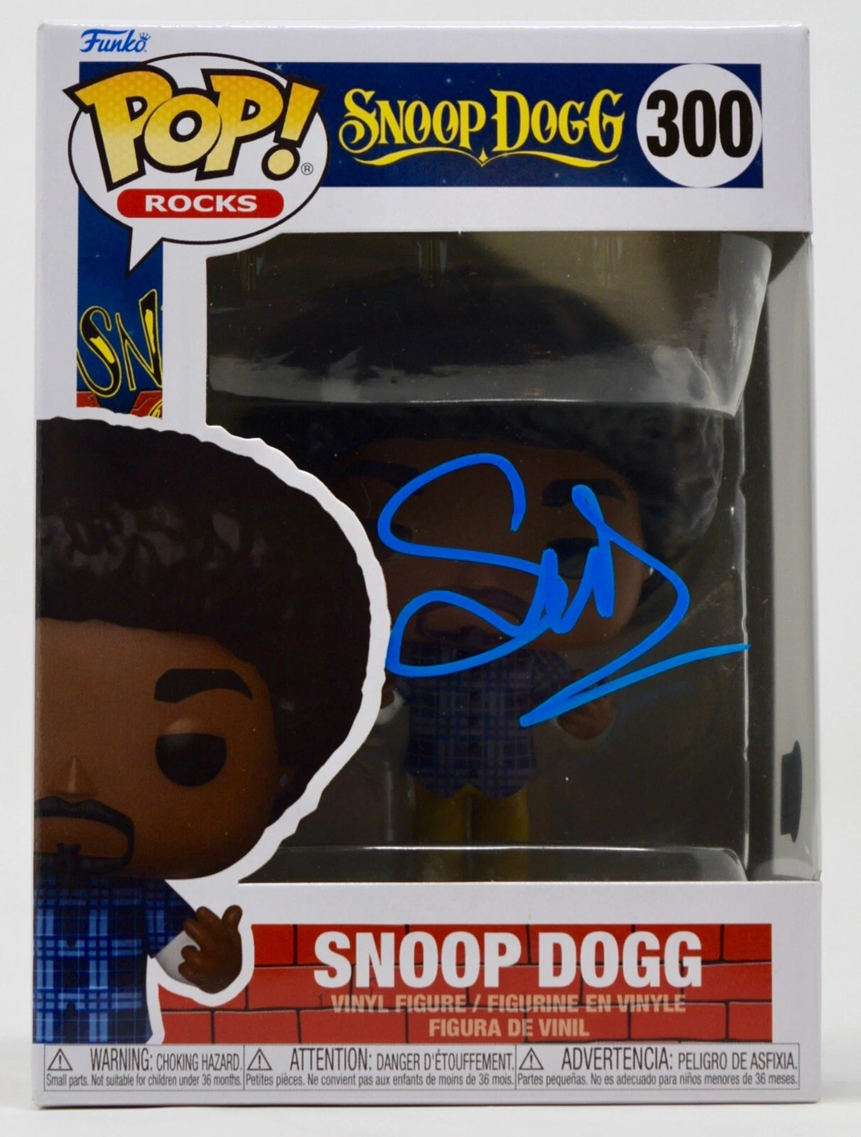 Snoop Dogg Signed Funko Pop Rocks Snoop Dogg #300 Figure Autograph Beckett COA