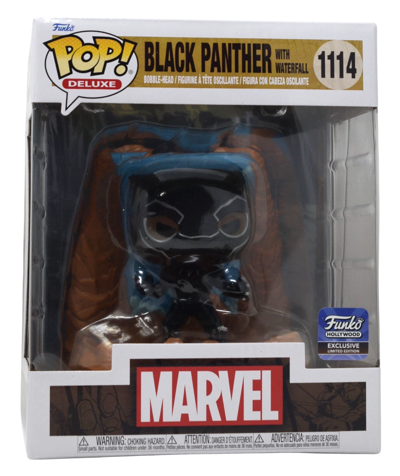 Funko Pop! Marvel Black Panther with Waterfall #1114 Funko Hollywood Exclusive