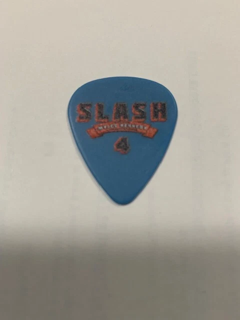 SLASH BLUE GUITAR PICK+BONUS SLASH 4 MYLES KENNEDY CD       GUNS+ROSES GUITARIST