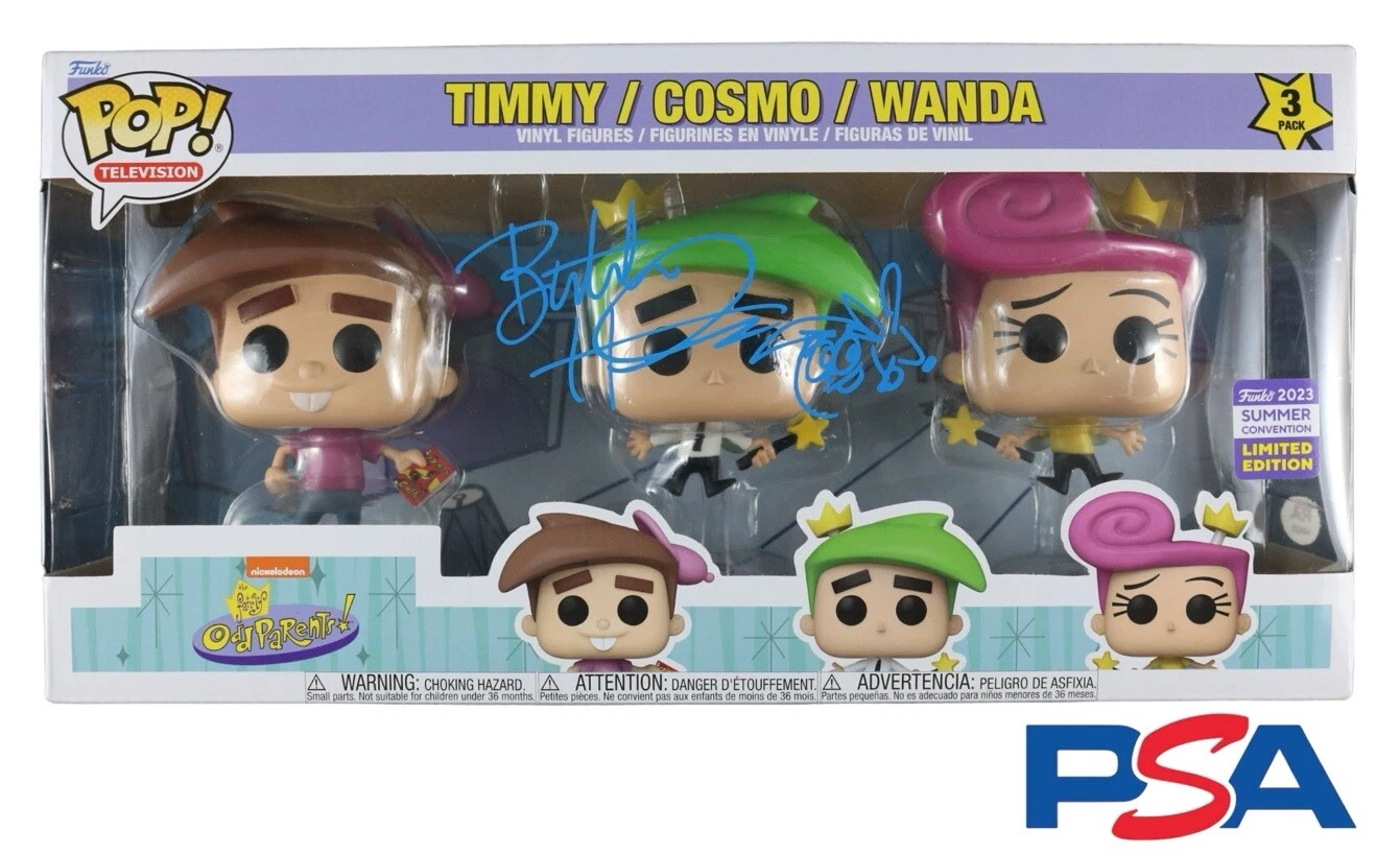 Butch Hartman Signed The Fairly OddParents SDCC 2023 Limited Funko Pop PSA Auto