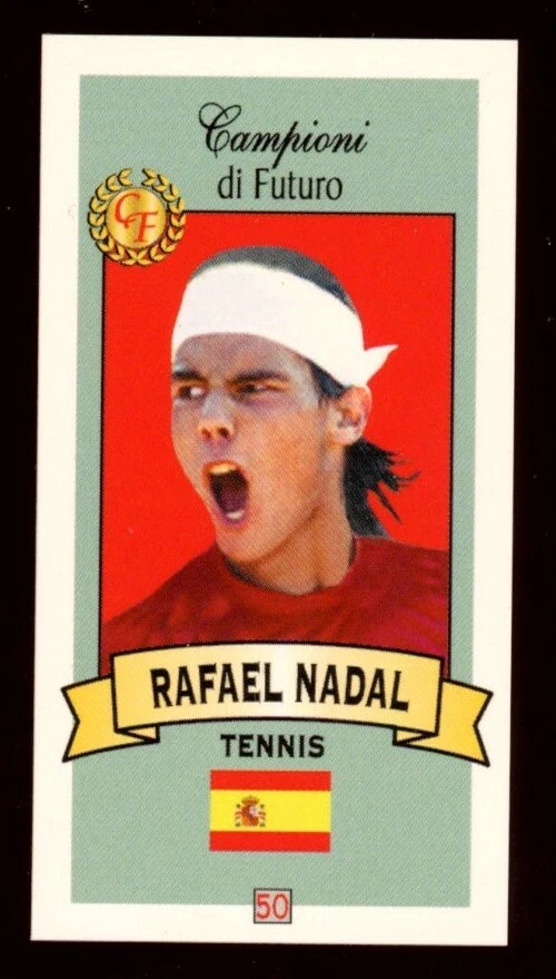 2003 Campioni Di Futuro #50 Rafael Rafa Nadal Mini Rookie Card RC Spain