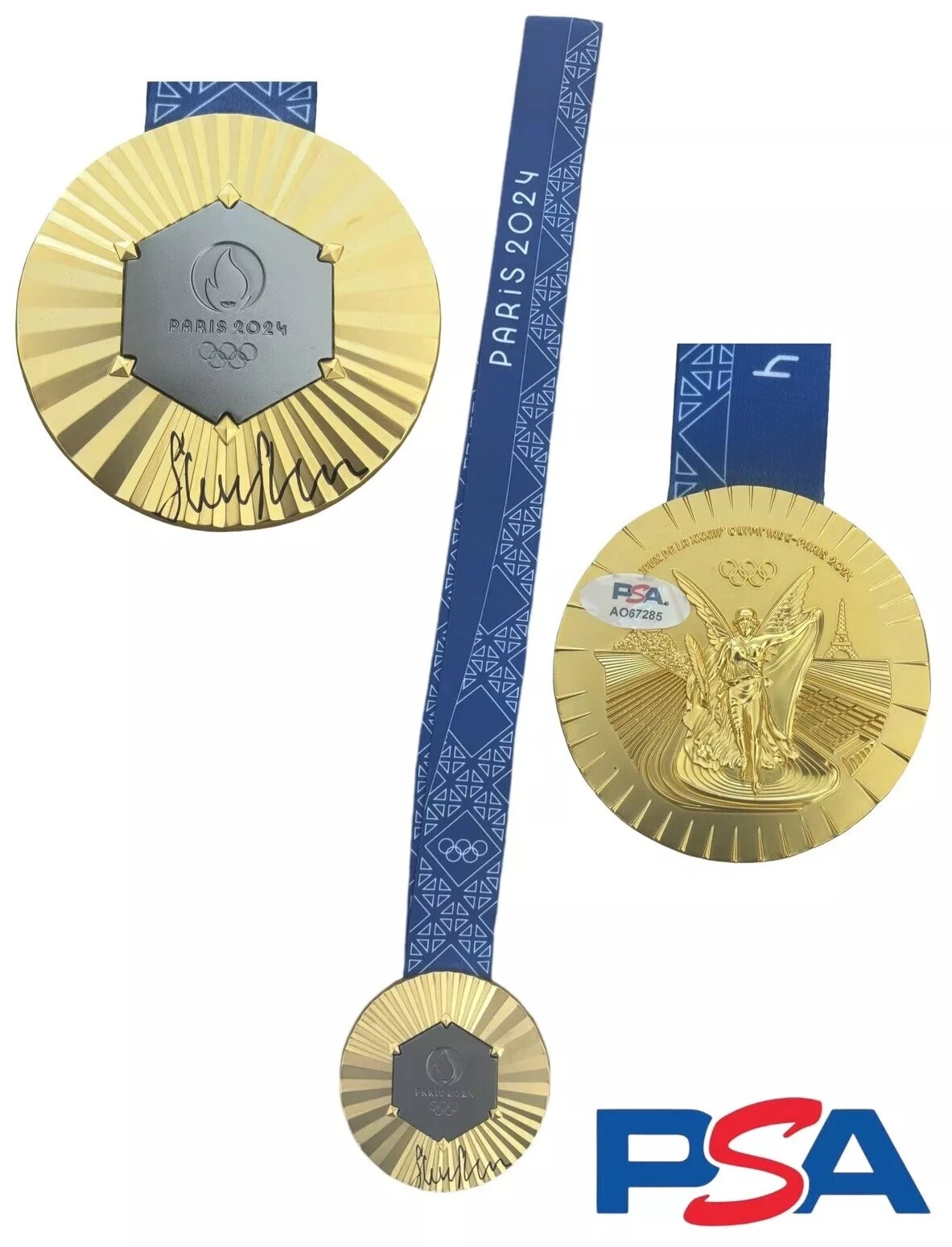 Steve Kerr Signed 2024 Paris Olympics Team USA Gold Medal PSA/DNA AUTO