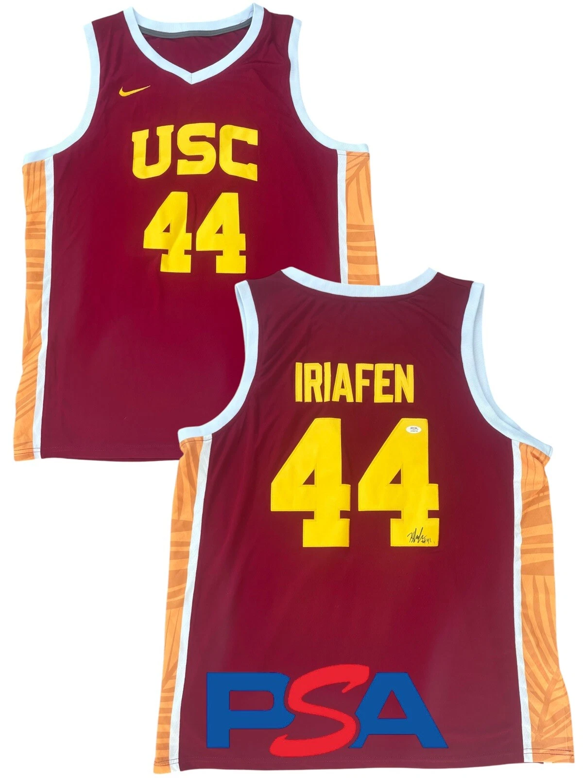 Kiki Iriafen Signed Autographed NCAA USC Trojans #44 Jersey PSA/DNA AUTO WNBA