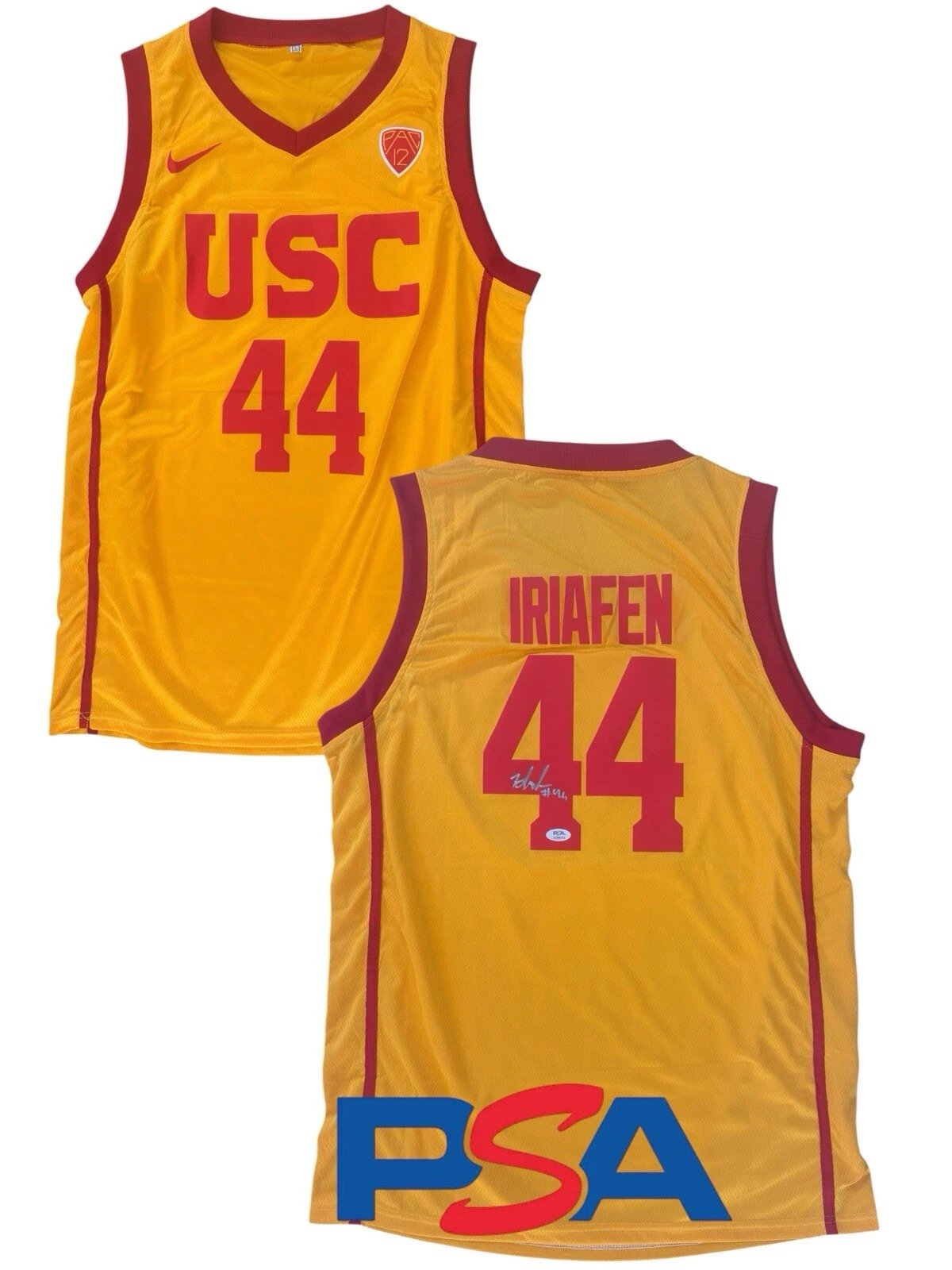 Kiki Iriafen Signed Autographed NCAA USC Trojans #44 Jersey PSA/DNA AUTO WNBA
