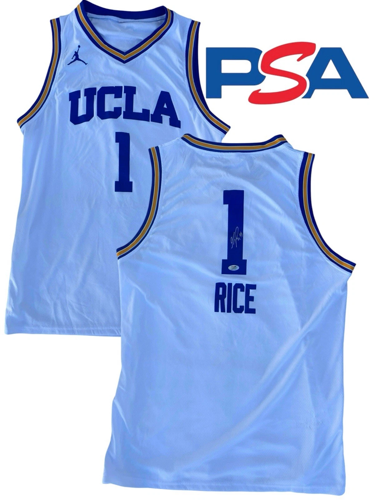 Kiki Rice Signed UCLA Bruins Womens Basketball #1 Jersey PSA/DNA AUTO