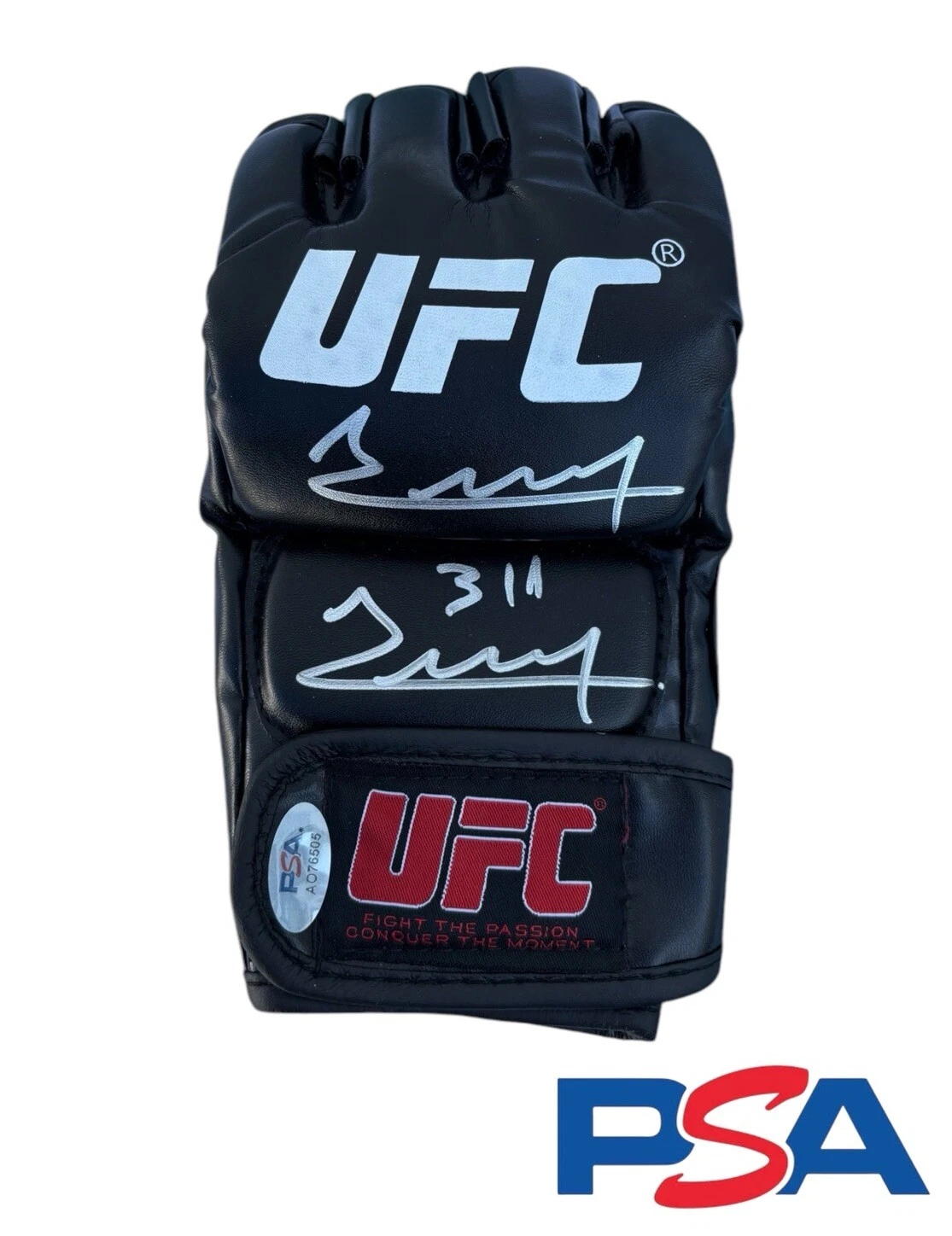 Jailton Almeida Signed Autographed UFC 311 Fight Glove PSA/DNA AUTO Malhadinho