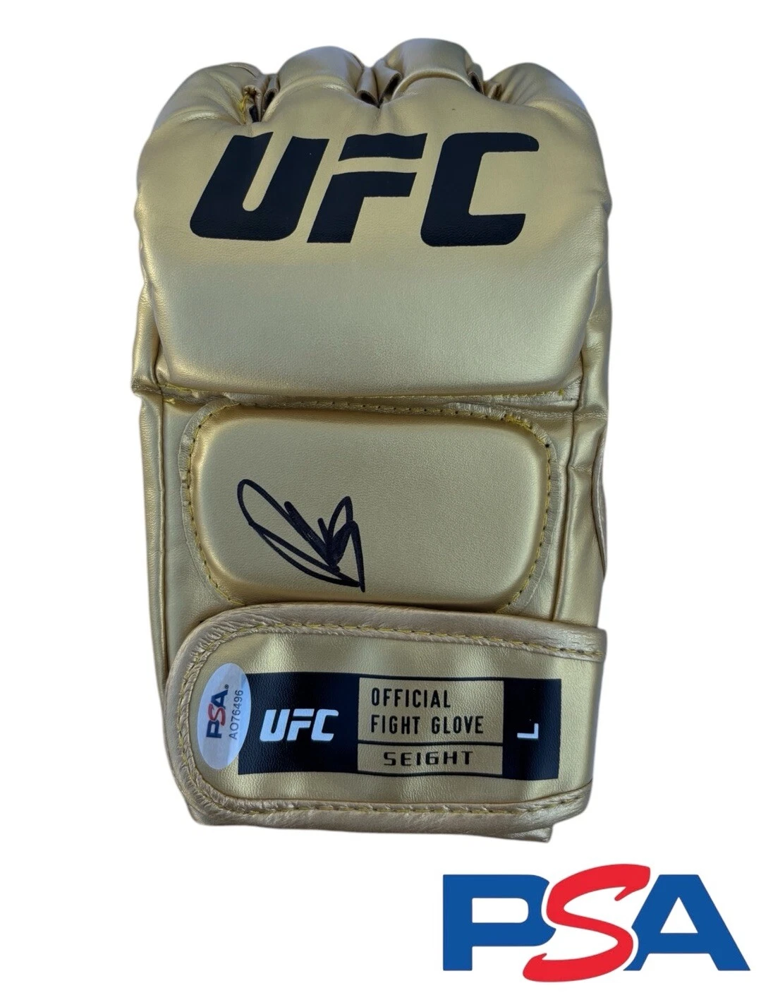 Ailin Perez Signed Autograph UFC 311 Fighter Gold Glove PSA AUTO Fiona Twerk OF