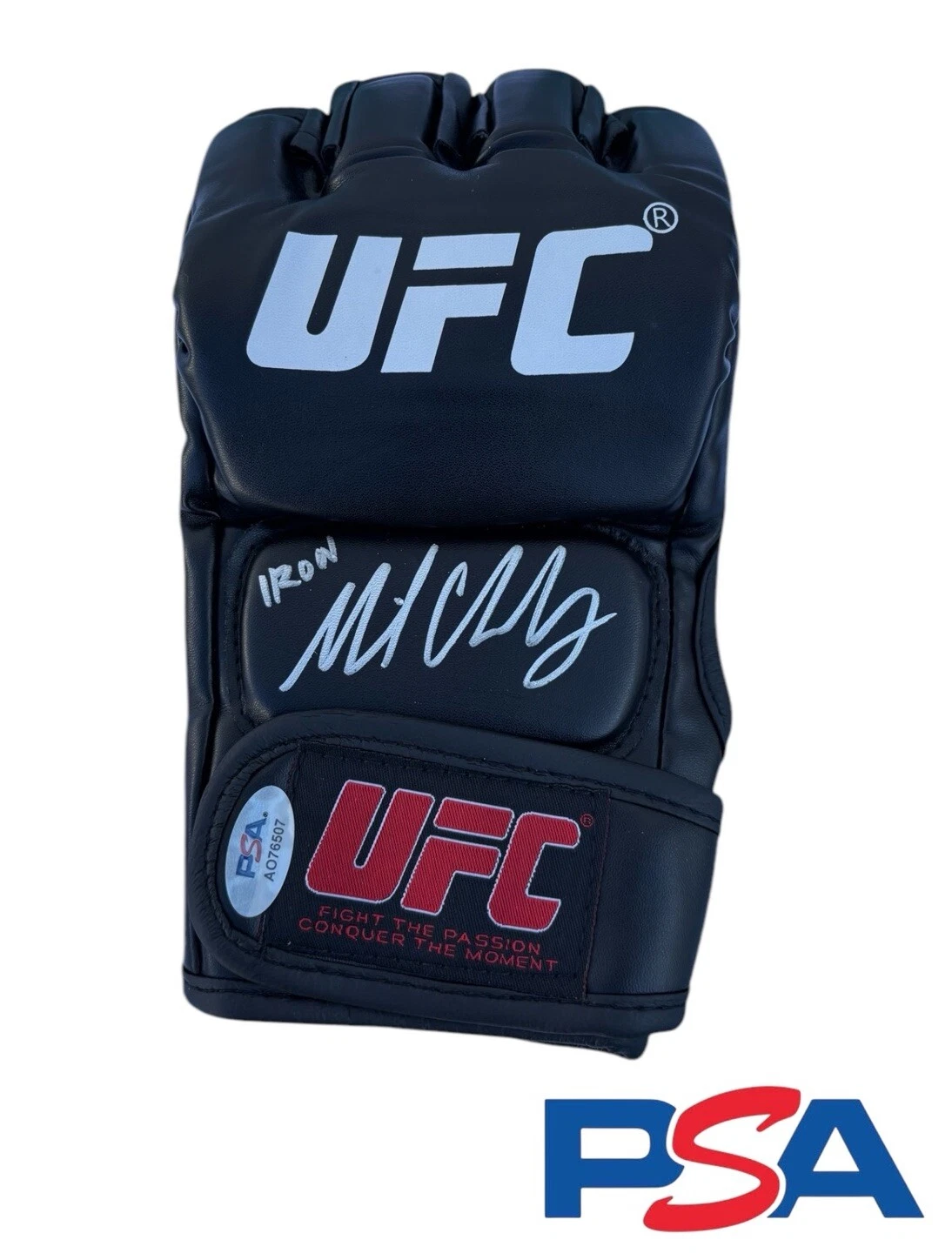 Michael Chandler Signed Autographed UFC Fight Glove “IRON” PSA/DNA AUTO