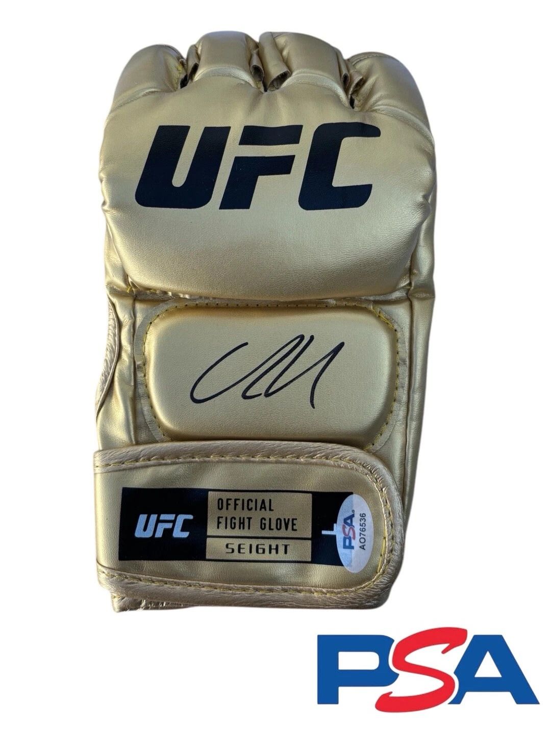 Marlon CHITO Vera Signed Autographed UFC Gold Fight Glove PSA/DNA AUTO