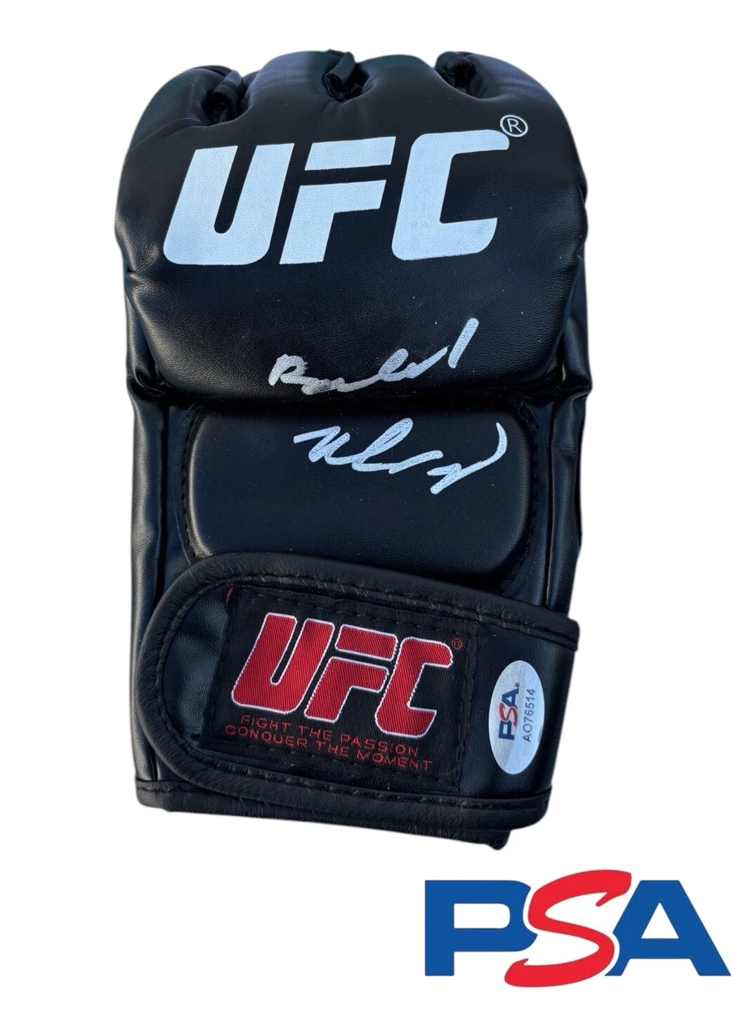 Belal Muhammad Signed Autographed UFC Fight Glove PSA/DNA AUTO CHAMPION