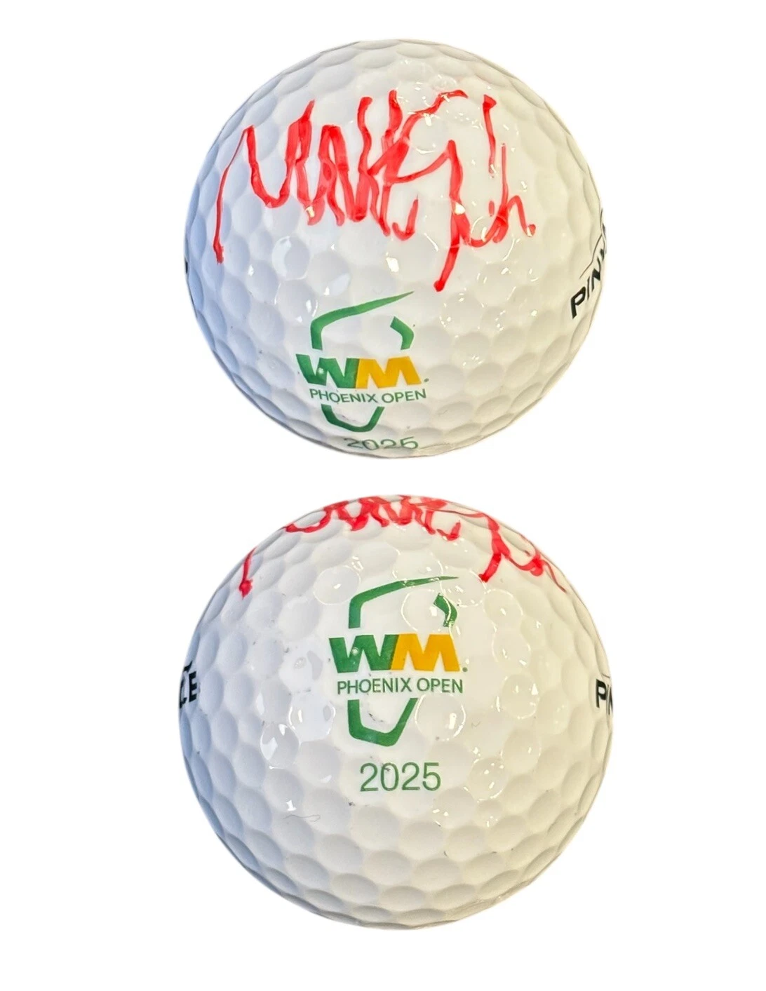 Matt Fitzpatrick Signed 2025 Waste Management Phoenix Open Golf Ball Auto PSA