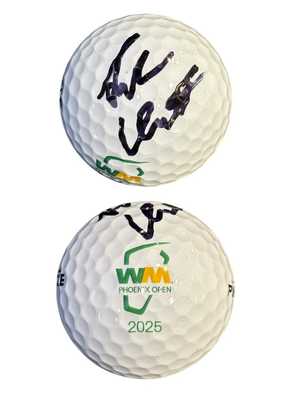 Luke Clanton Signed 2025 Waste Management Phoenix Open Golf Ball Auto WMPO PSA