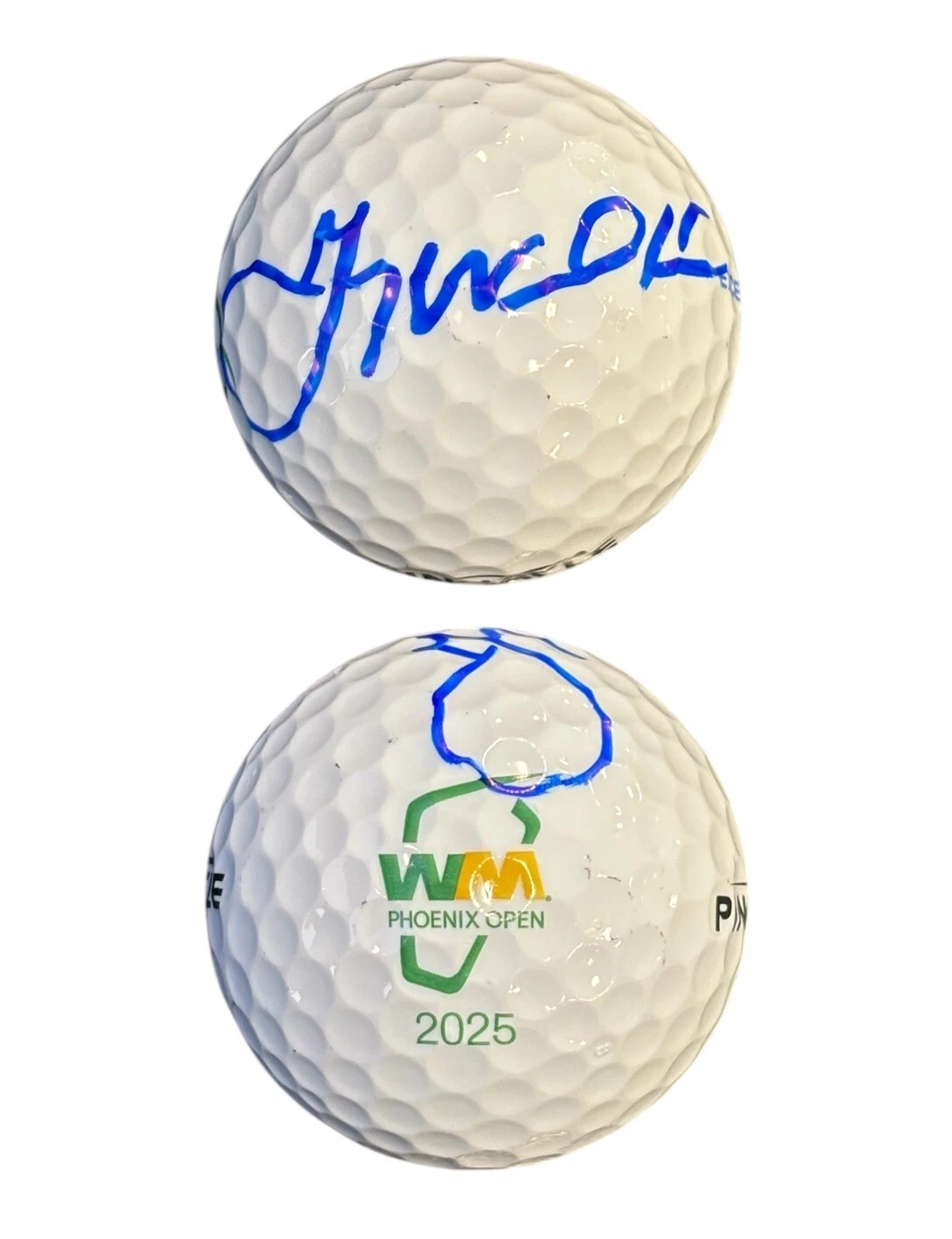 Gary Woodland Signed 2025 Waste Management Phoenix Open Golf Ball Auto WMPO PGA