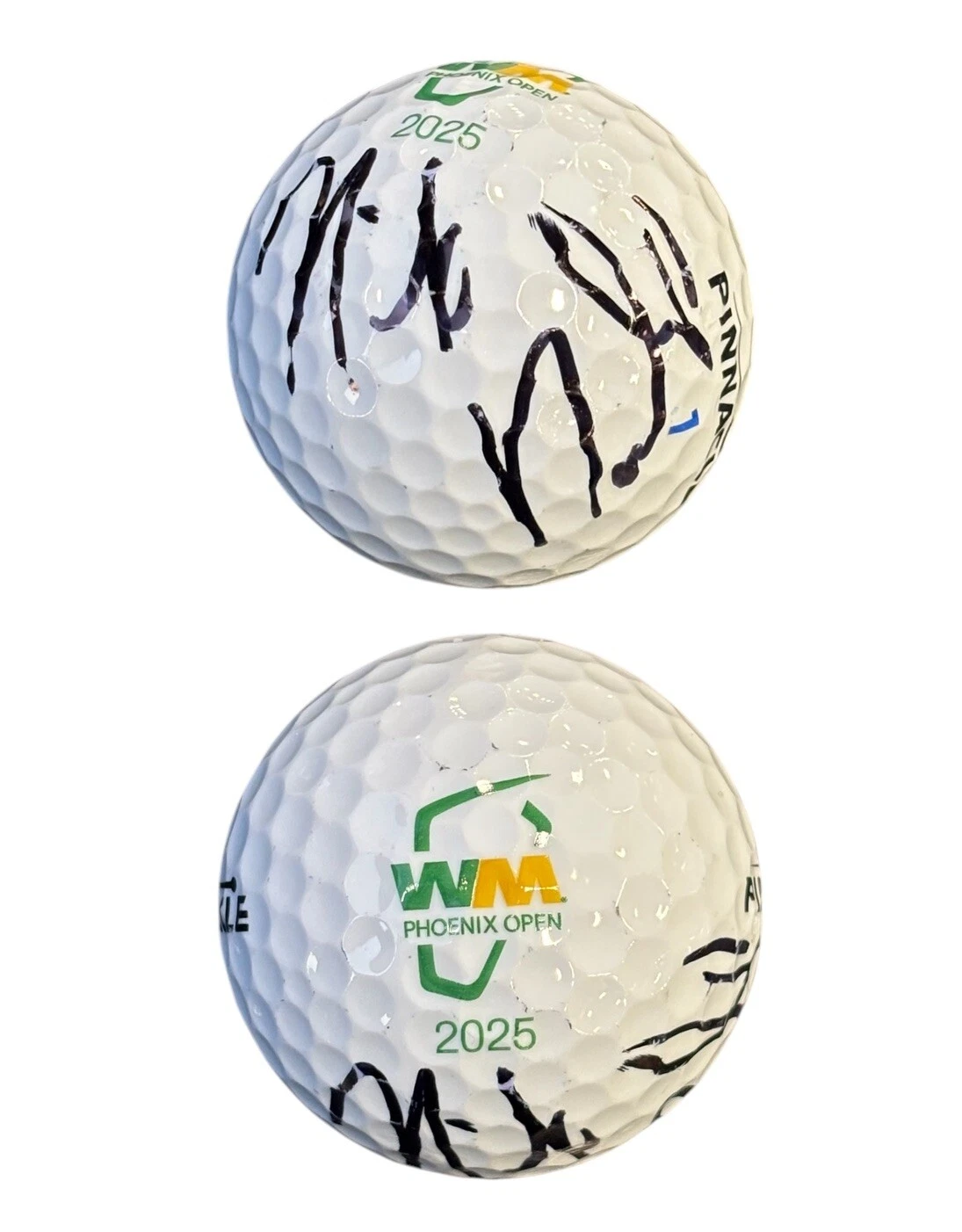 Nick Dunlap Signed 2025 Waste Management Phoenix Open Golf Ball Auto WMPO PSA