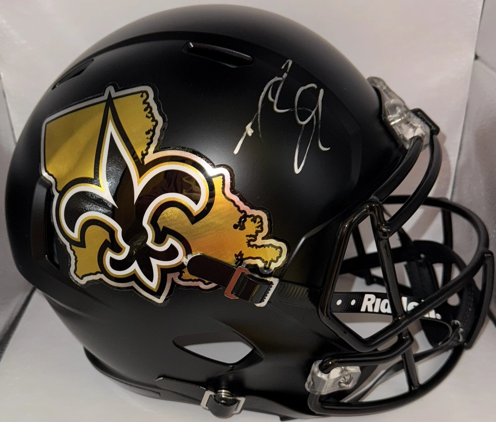 Drew Brees Signed Autographed New Orleans Saints Custom F/S Helmet JSA COA