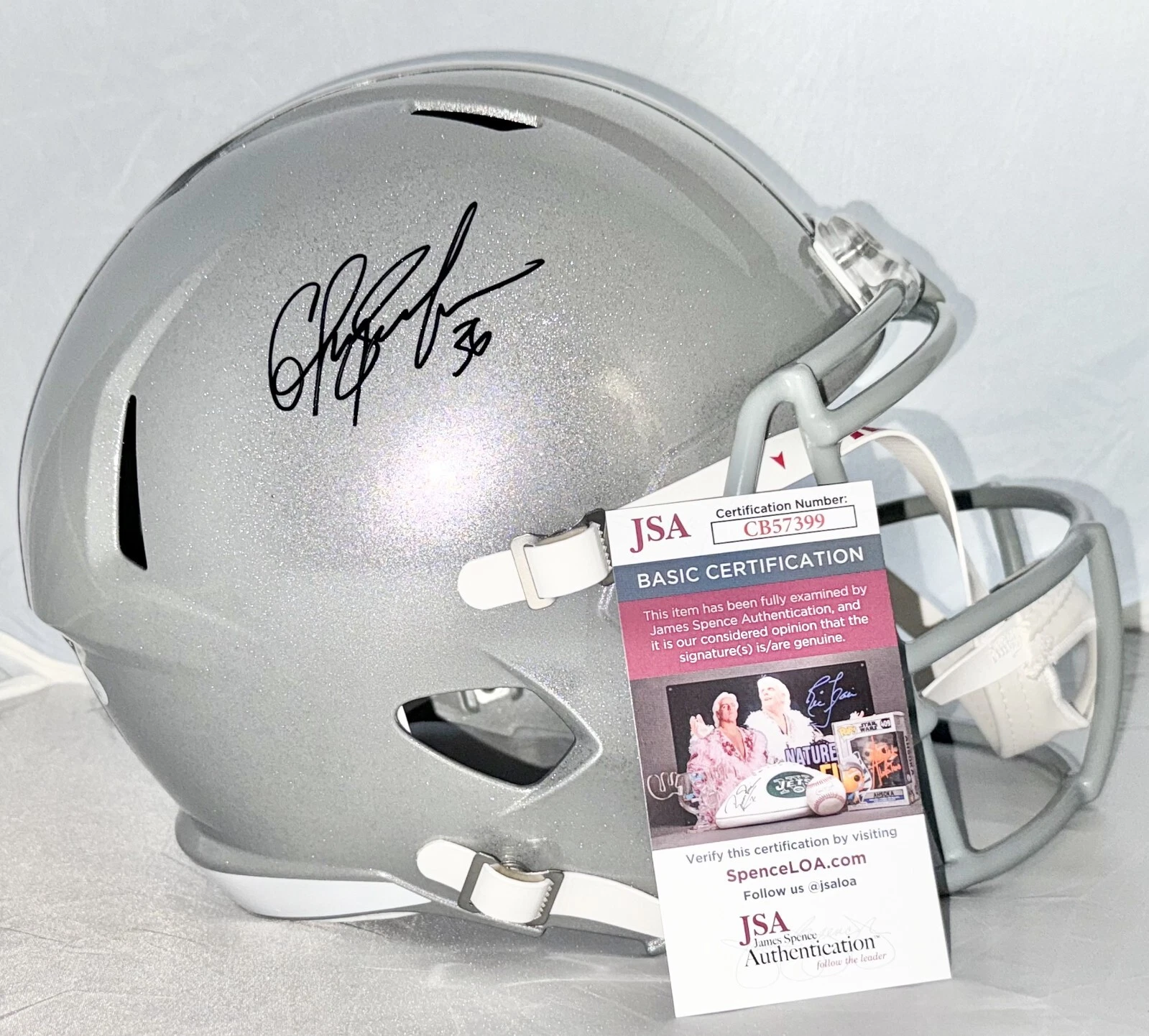 Chris Spielman signed Ohio State Buckeyes Full Size Helmet autographed JSA