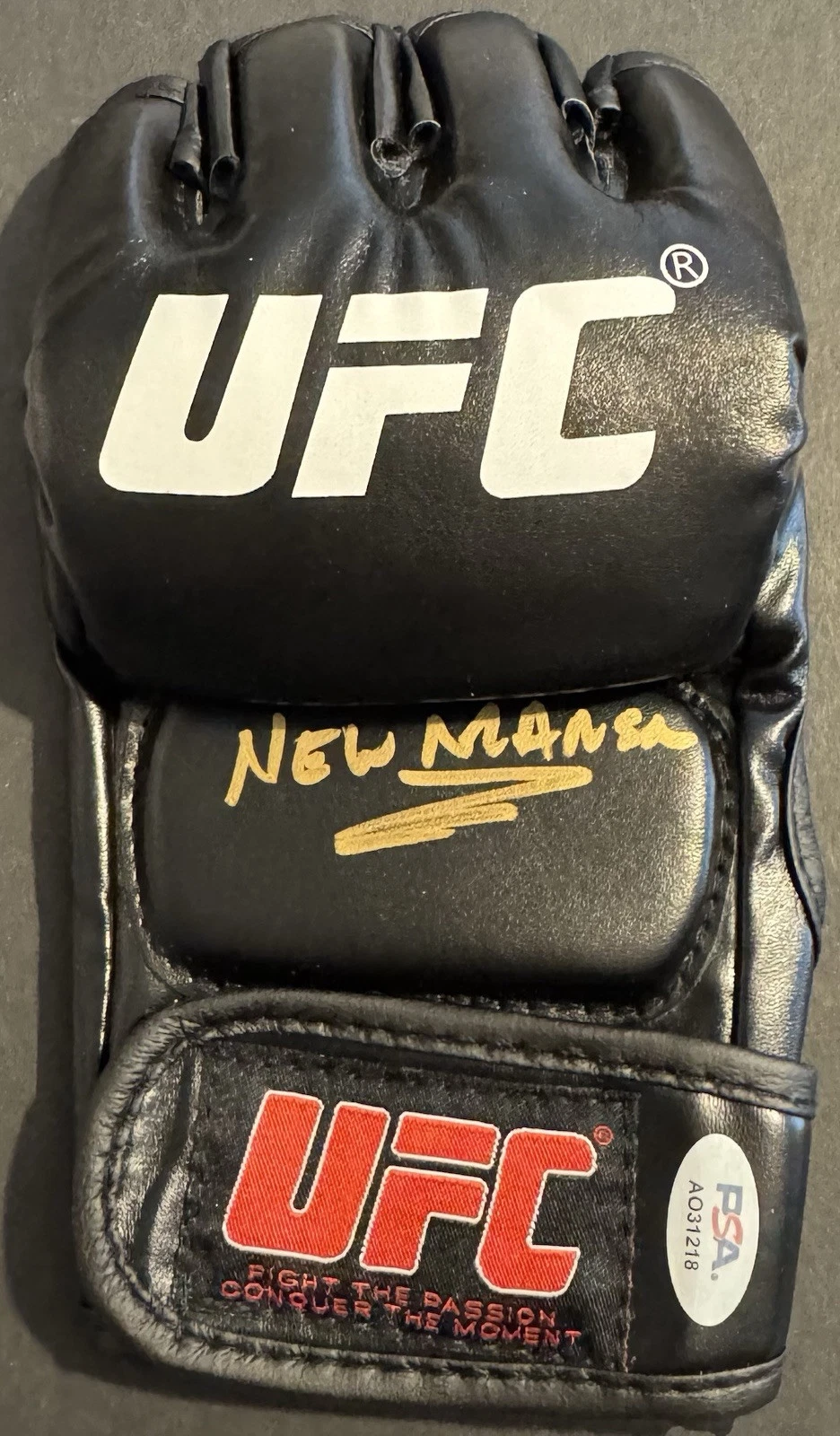 Joaquin Buckley Signed Autographed UFC Fight Glove PSA/DNA COA New Mansa