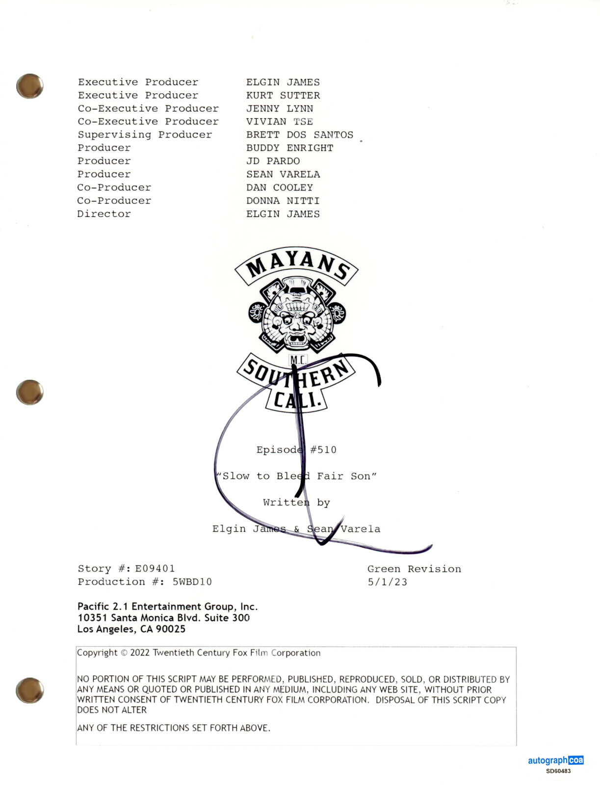 Clayton Cardenas “Mayans M.C.