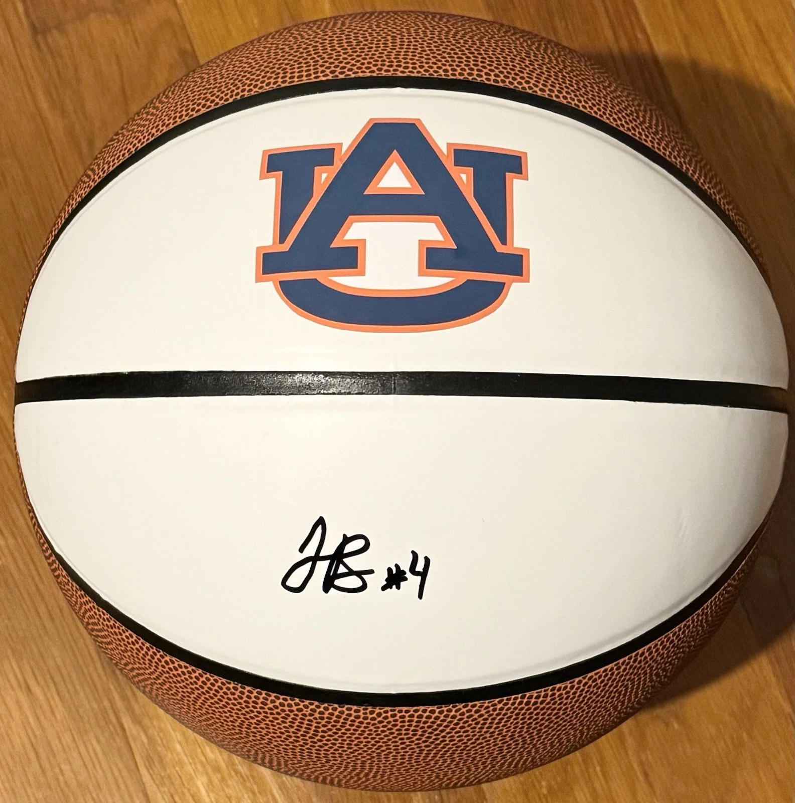 Johni Broome Signed Autographed Auburn Tigers Logo Basketball JSA COA