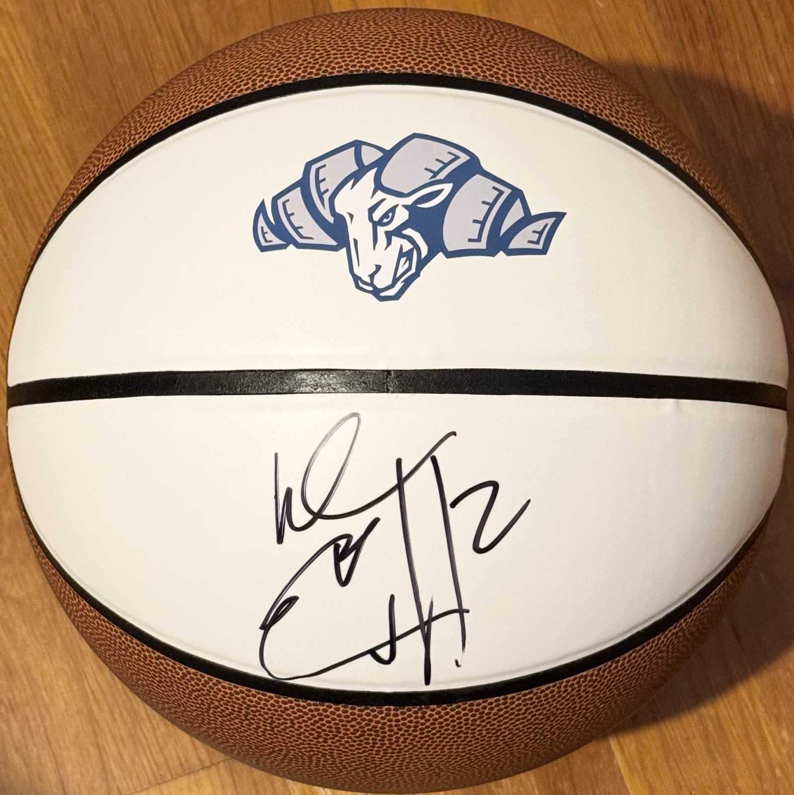 WAYNE ELLINGTON SIGNED AUTOGRAPHED UNC TAR HEELS LOGO BASKETBALL JSA COA COLLECTIBLE MEMORABILIA