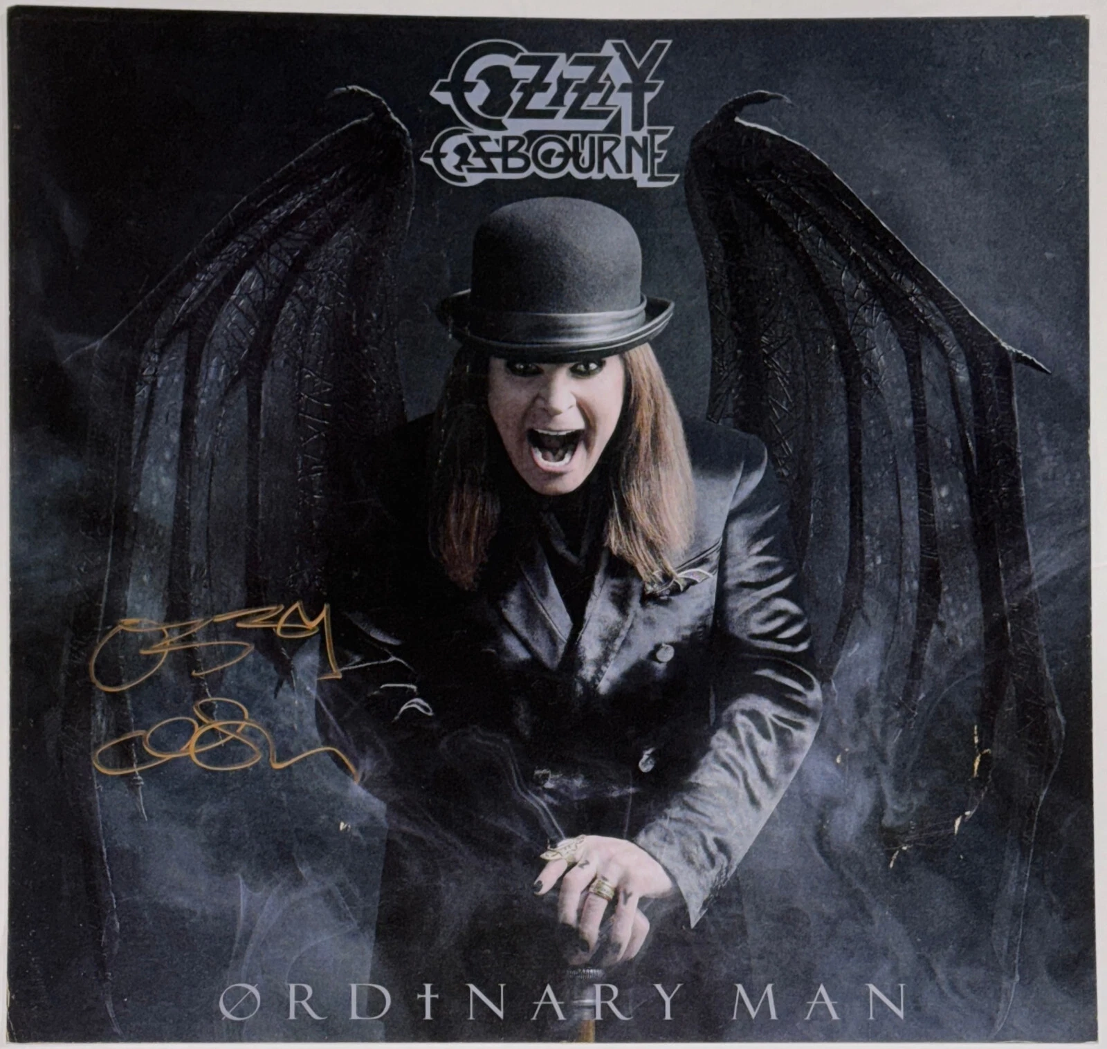 Ozzy Osbourne Ordinary Man Signed Autograph Album Flat + New Vinyl Beckett COA