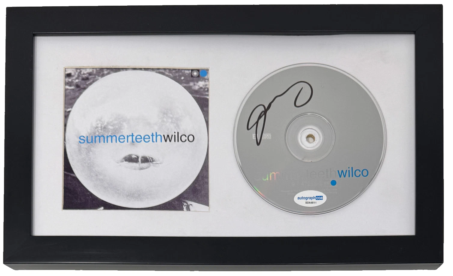 Jeff Tweedy Signed Autograph Wilco Summerteeth CD Framed Band Singer ACOA COA