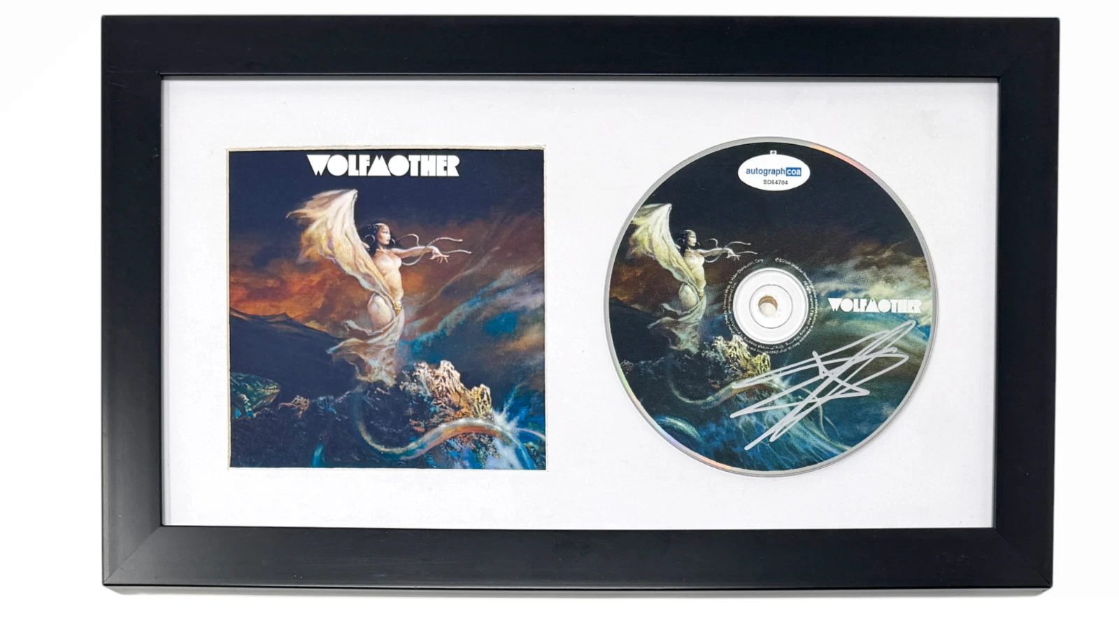 Wolfmother Andrew Stockdale Signed Autograph Self Titled CD Framed Display ACOA