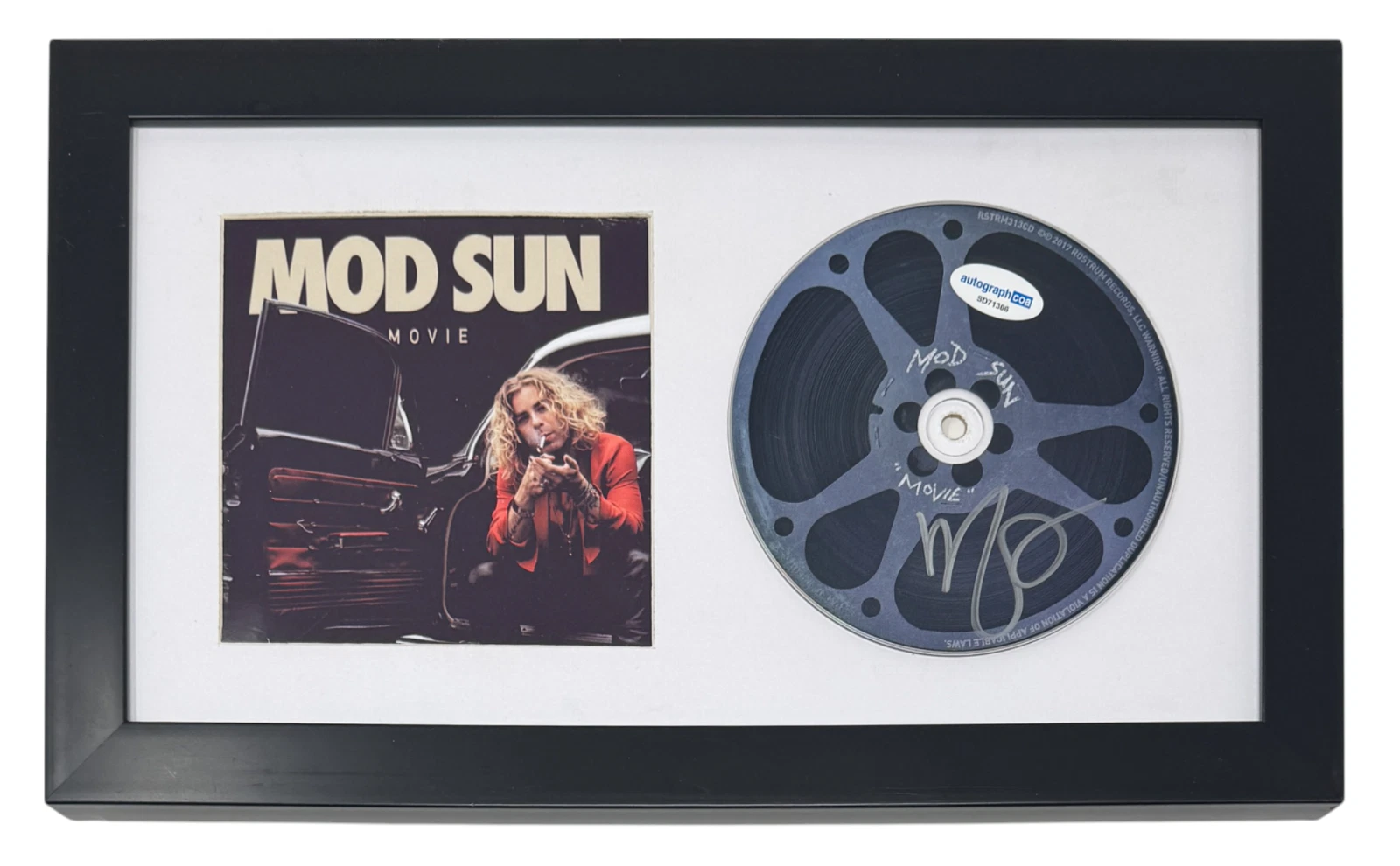MOD SUN Signed Autograph Movie CD Framed Internet Killed the Rockstar ACOA COA
