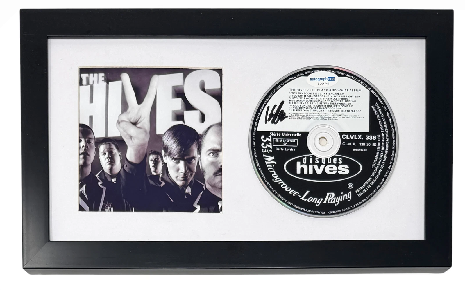 THE HIVES Pelle Almqvist Signed 