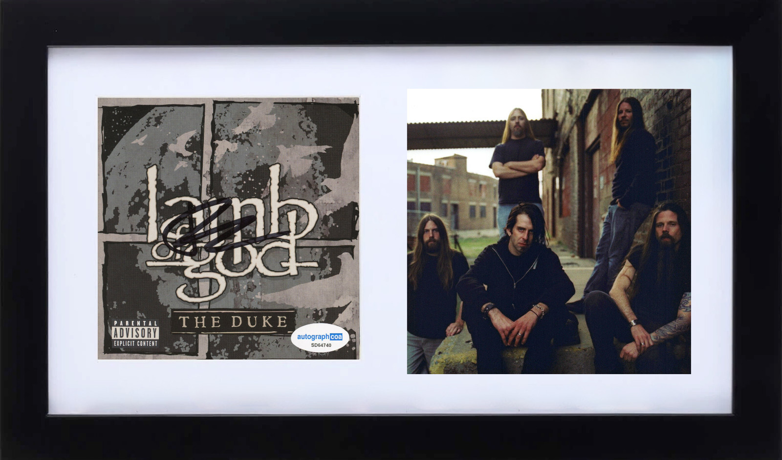 Lamb of God Randy Blythe Signed Autograph 