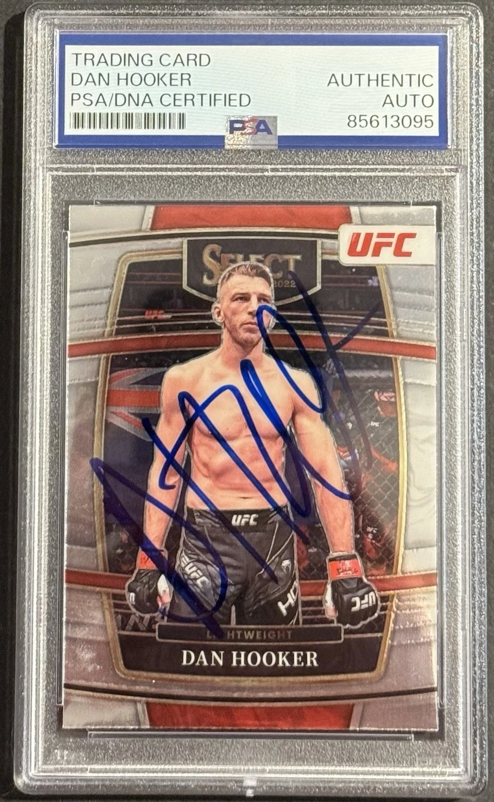 Dan Hooker Signed Auto 2022 Select UFC Card PSA/DNA Slabbed Hangman