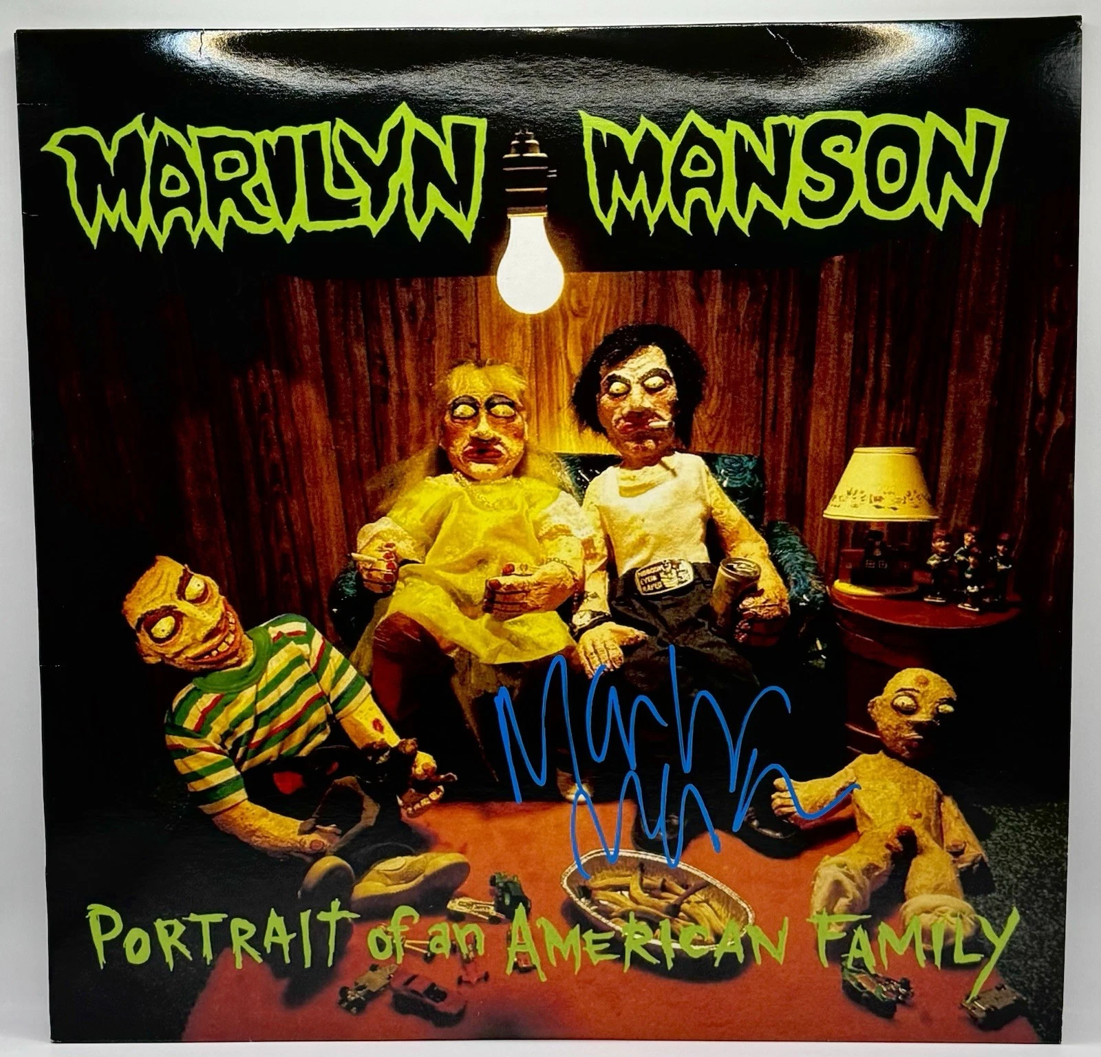 Marilyn Manson Signed Autographed Portrait Of An American Family Vinyl JSA COA