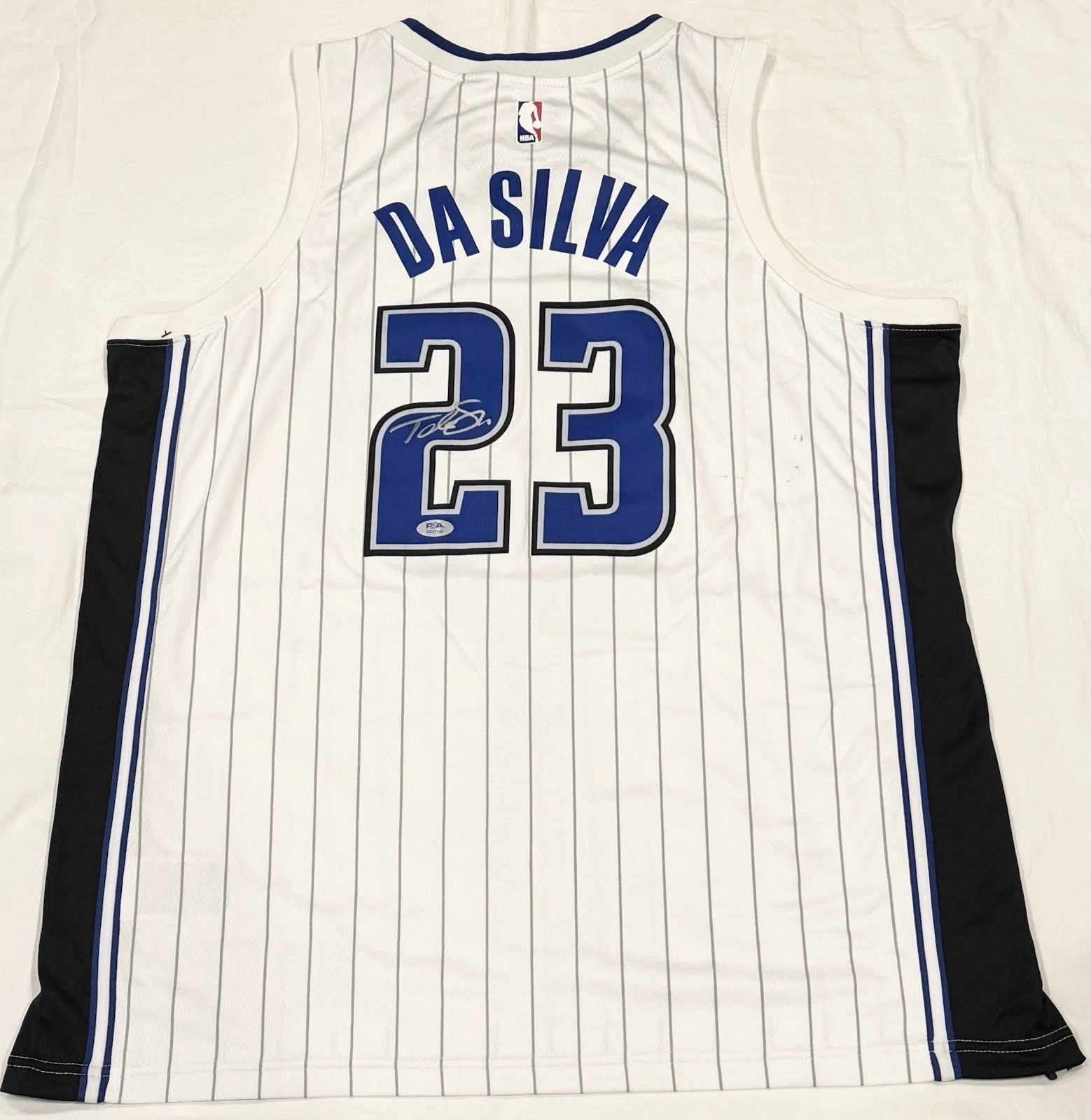 Tristan Da Silva Signed Autographed Orlando Magic Jersey PSA/DNA COA