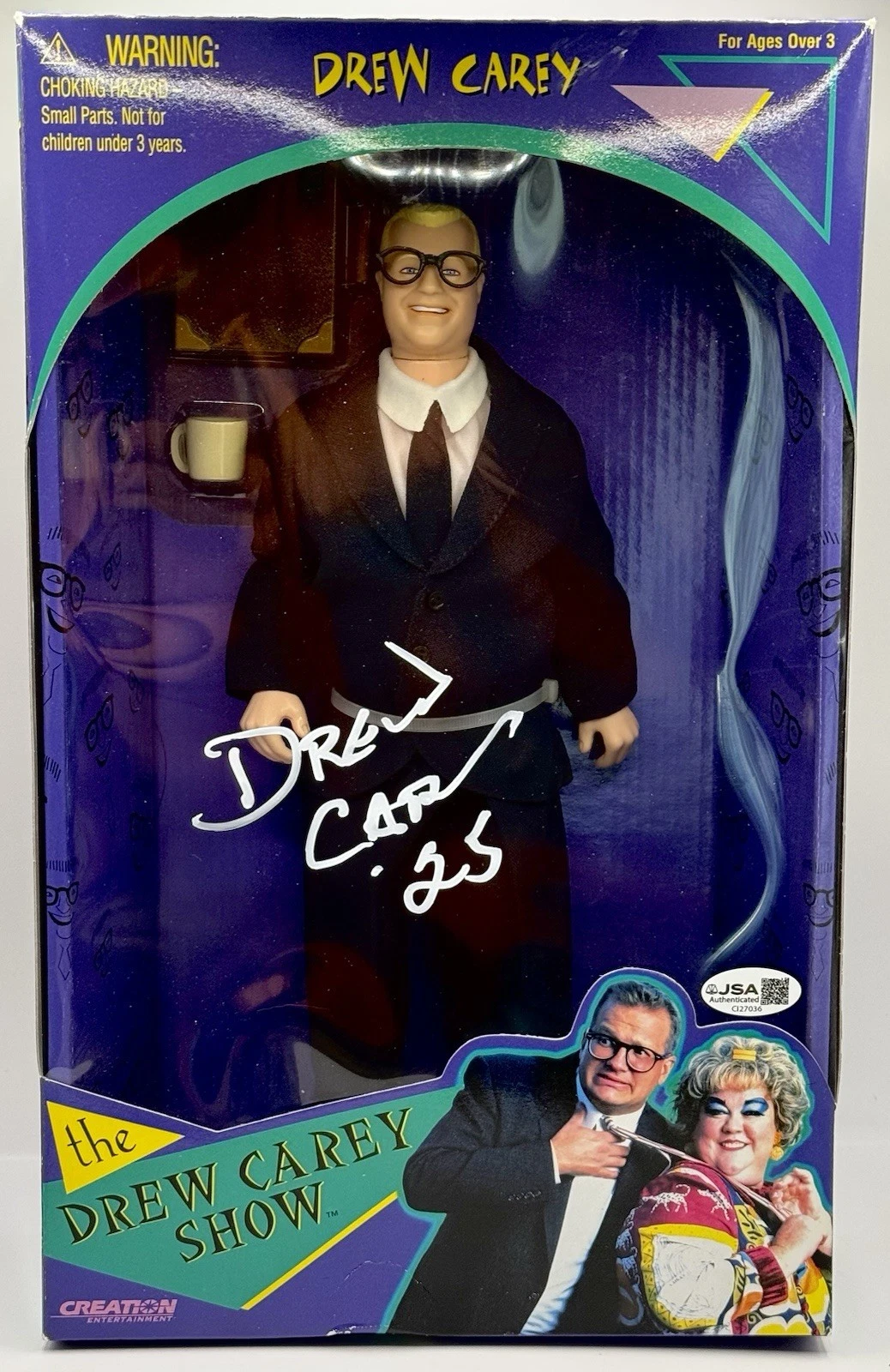 DREW CAREY SIGNED 12