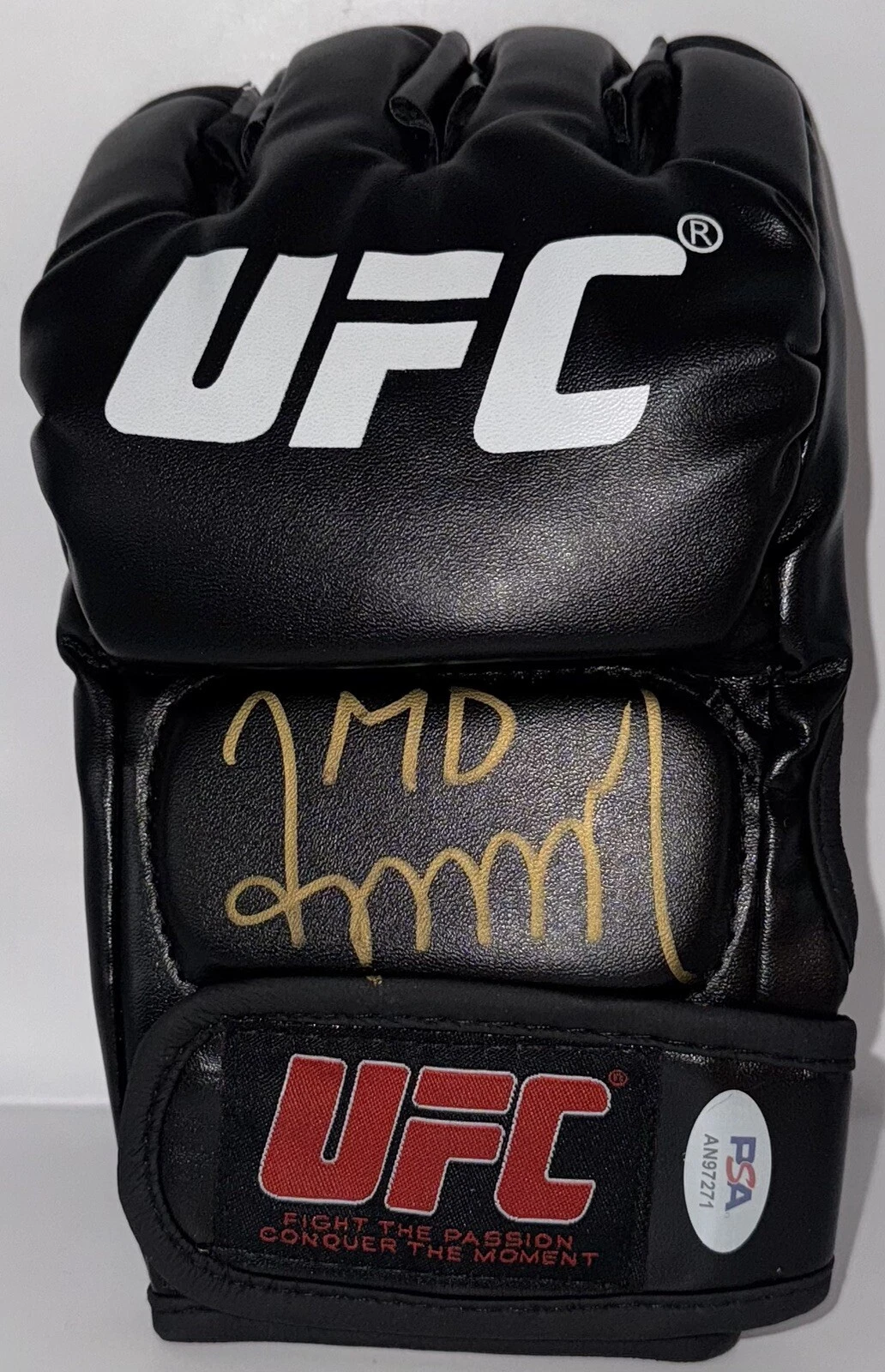 Merab Dvalishvili Signed Autographed UFC Fight Glove PSA/DNA COA