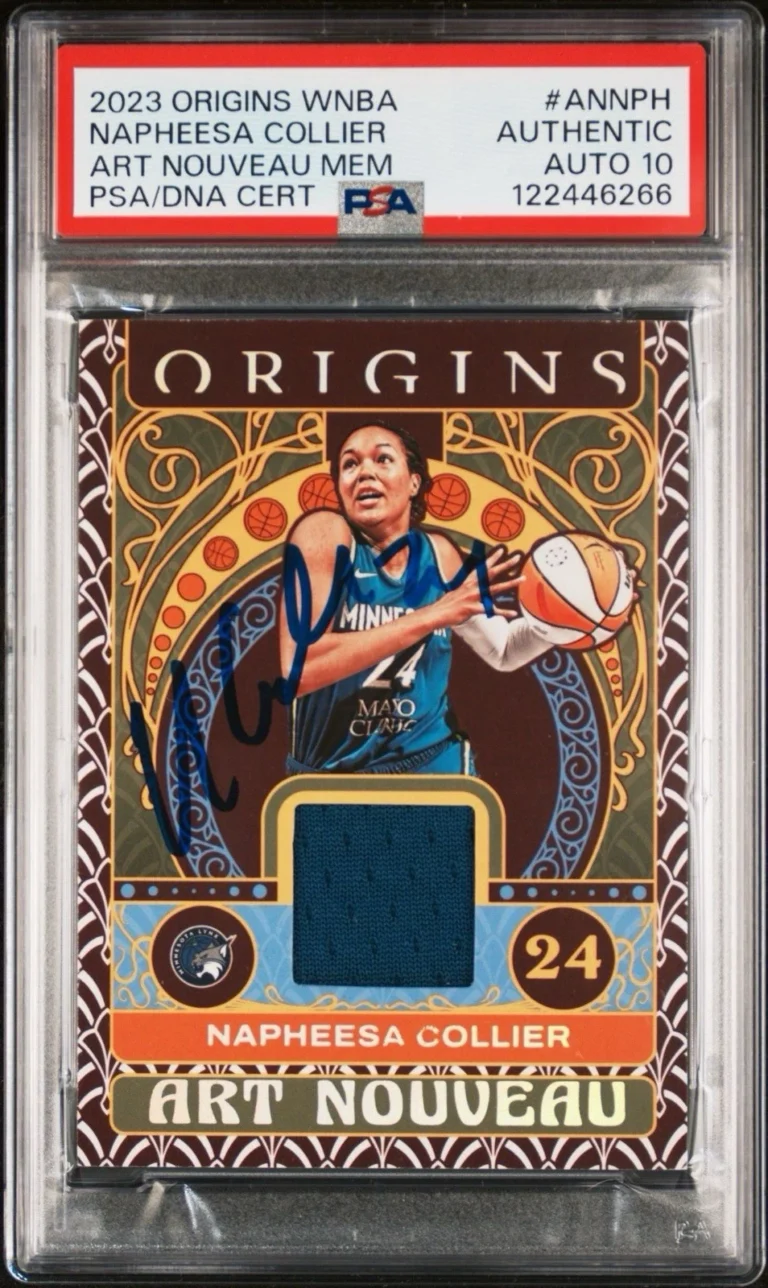 2023 Panini Origins WNBA Napheesa Collier Nouveau Memorabilia PSA GEM MT 10 AUTO