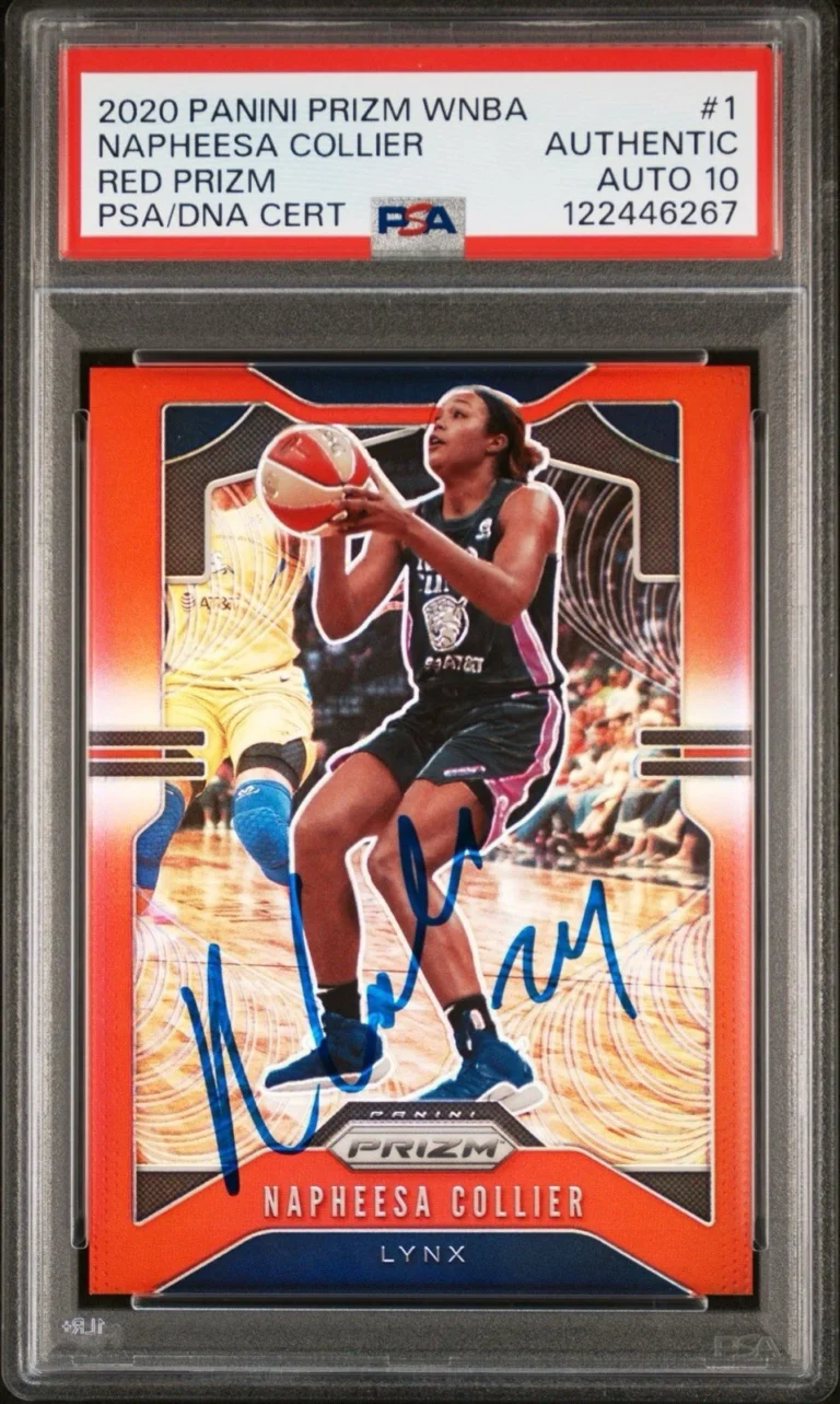 2020 Panini Prizm WNBA #1 Napheesa Collier Signed Red Prizm /275 PSA GEM 10 AUTO