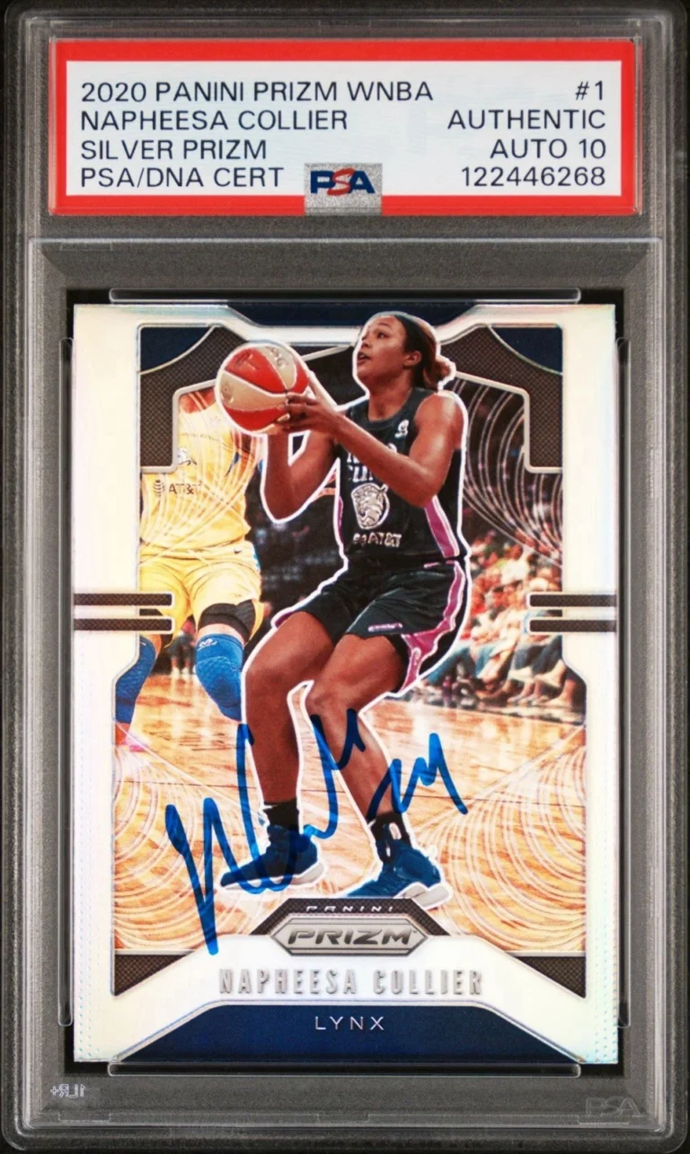 2020 Panini Prizm WNBA #1 Napheesa Collier Signed Silver Prizm PSA GEM 10 AUTO