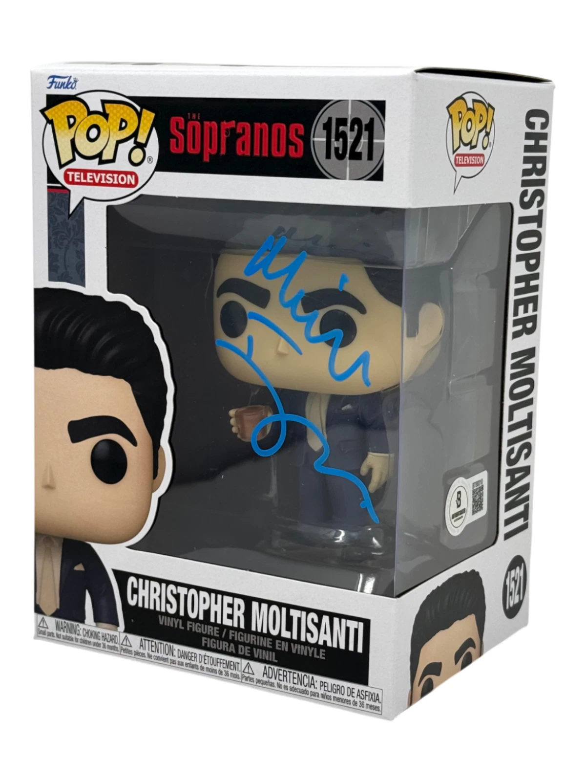Michael Imperioli Signed The Sopranos Christopher Moltisanti Funko Pop Beckett