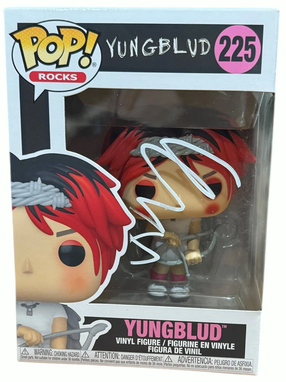 YUNGBLUD SIGNED AUTOGRAPH FUNKO POP ROCKS YUNGBLUD #225 FIGURE IDOLS BECKETT COA COLLECTIBLE MEMORABILIA