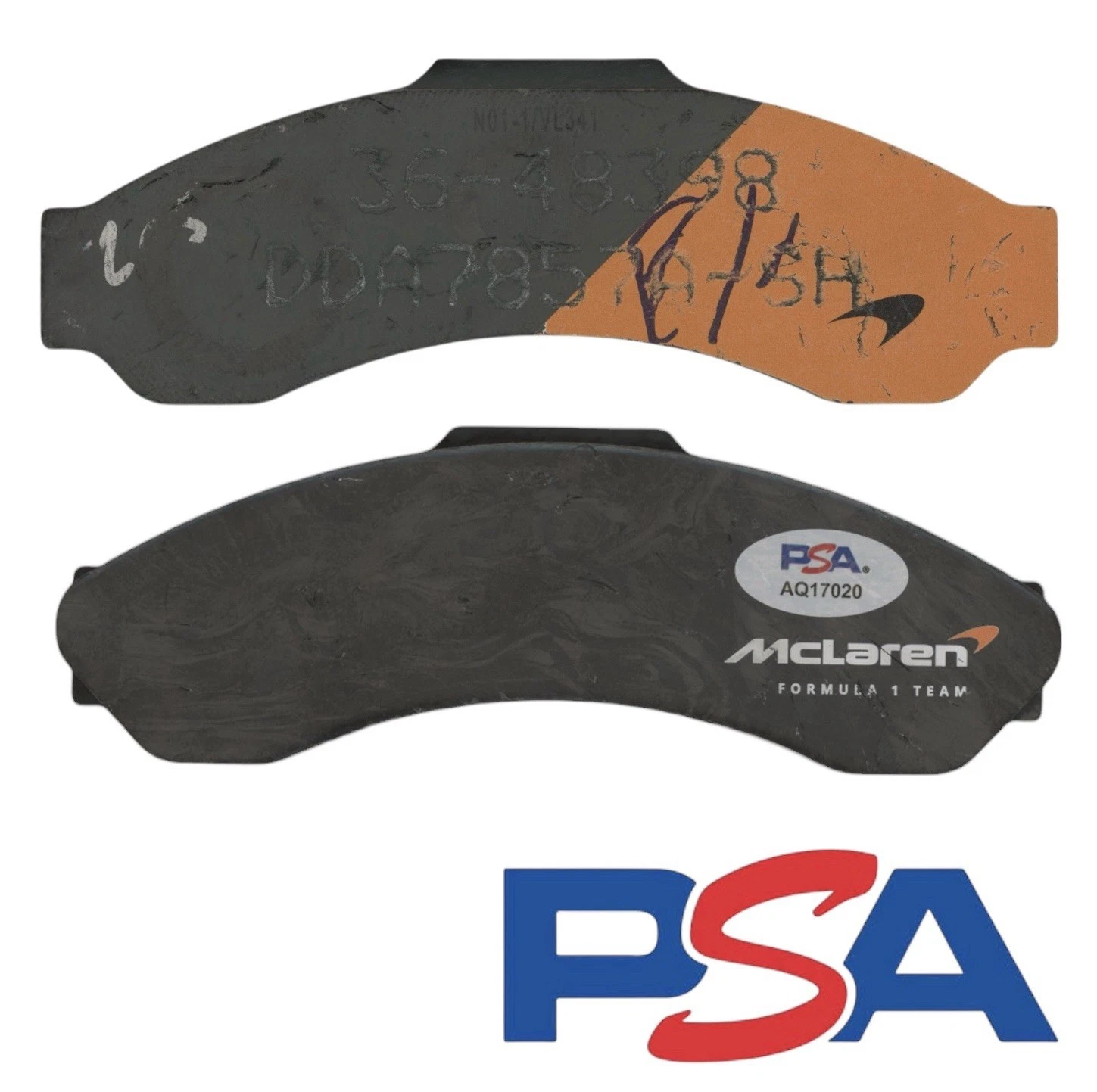 Oscar Piastri Signed McLaren F1 Grand Prix Race Used #81 Break Pad PSA AUTO