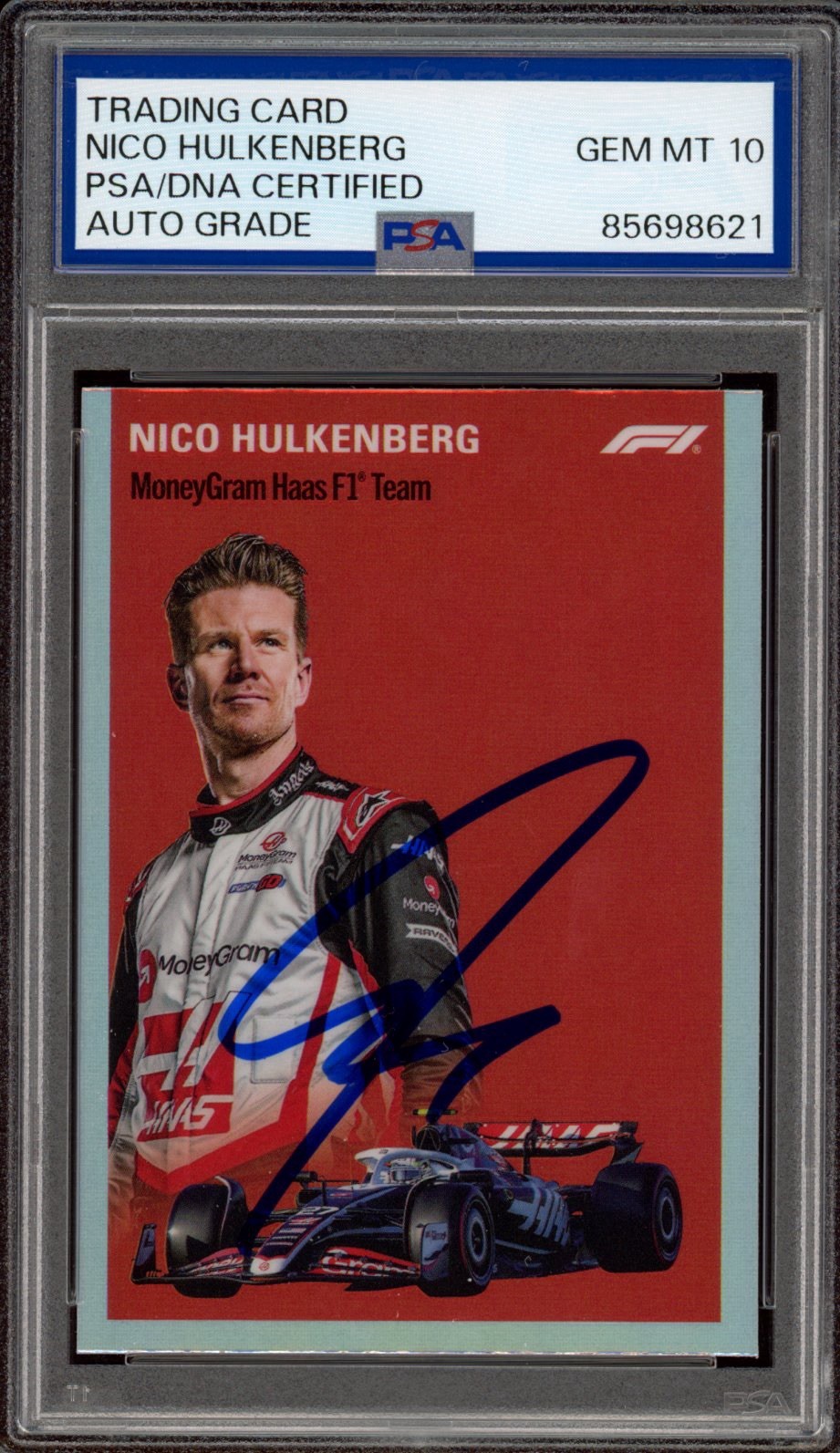 2024 Topps Chrome F1 Nico Hulkenberg Signed 1954 Retro Insert PSA GEM AUTO 10