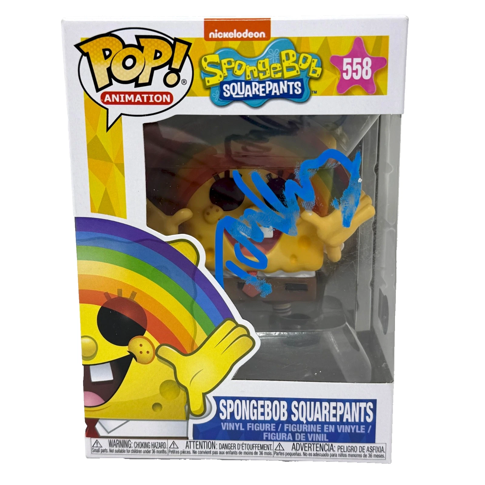 Tom Kenny Signed Spongebob Squarepants Funko Pop Autograph 558 Beckett COA