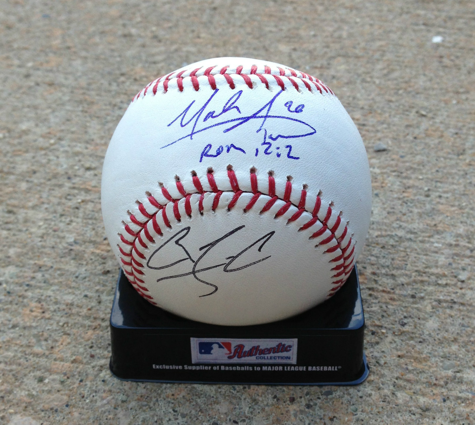 Astros MARK APPEL & CARLOS CORREA Signed Autographed Baseball PROOF! #1 PICKS