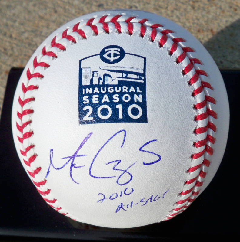 Minn Twins MATT CAPPS Signed Auto OMLB Baseball COA