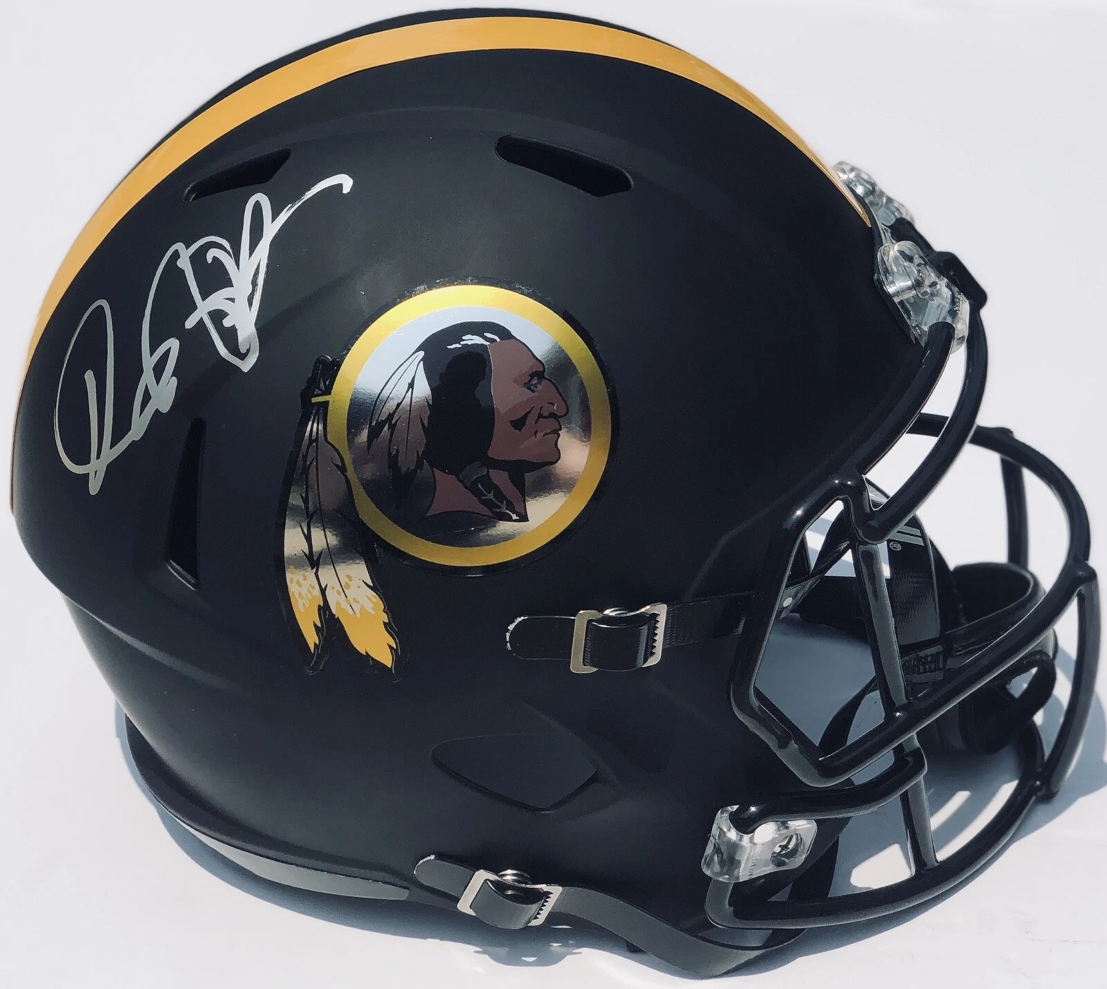 PSA/DNA Washington Redskins #7 DWAYNE HASKINS Signed Matte Black HELMET AUTO