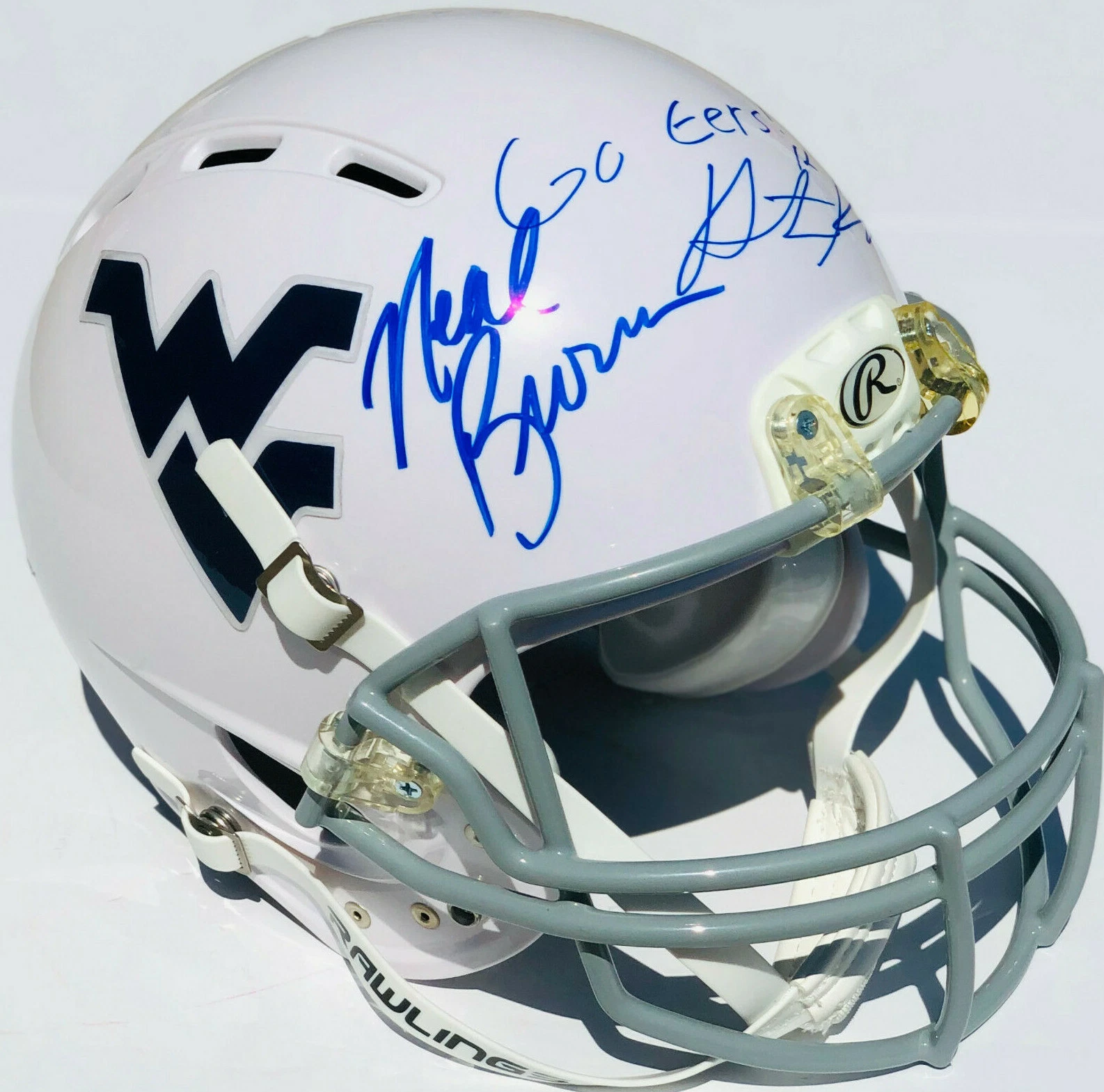 PSA/DNA West Virginia NEAL BROWN & AUSTIN KENDALL Signed Autographed Helmet